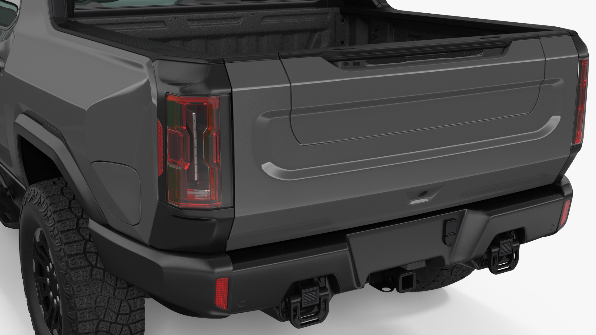 Electric Pickup Truck Simple Interior 3D