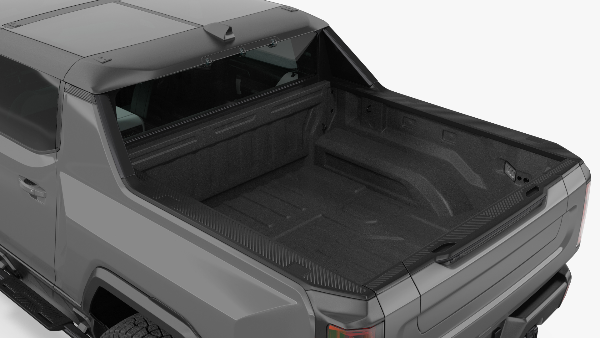 Electric Pickup Truck Simple Interior 3D