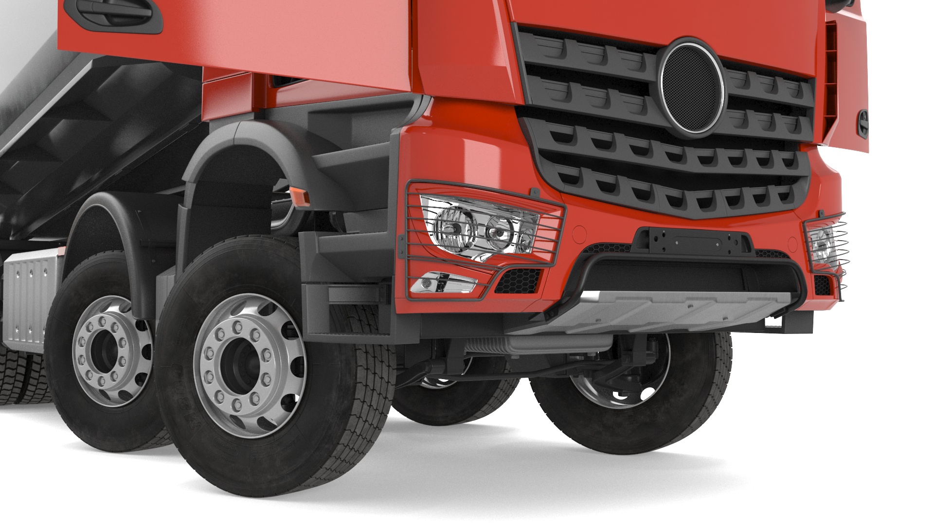 3D Road Milling Machine Loads Milled Asphalt into the Dump Truck Rigged model