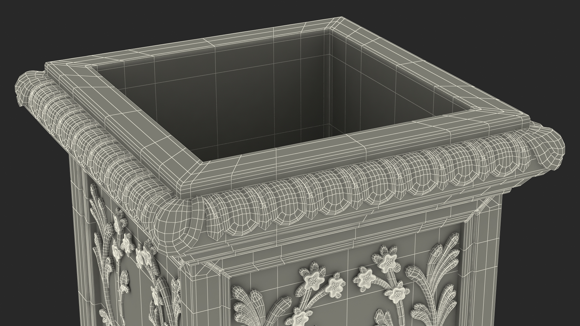 Provence Planter Box h55 3D model