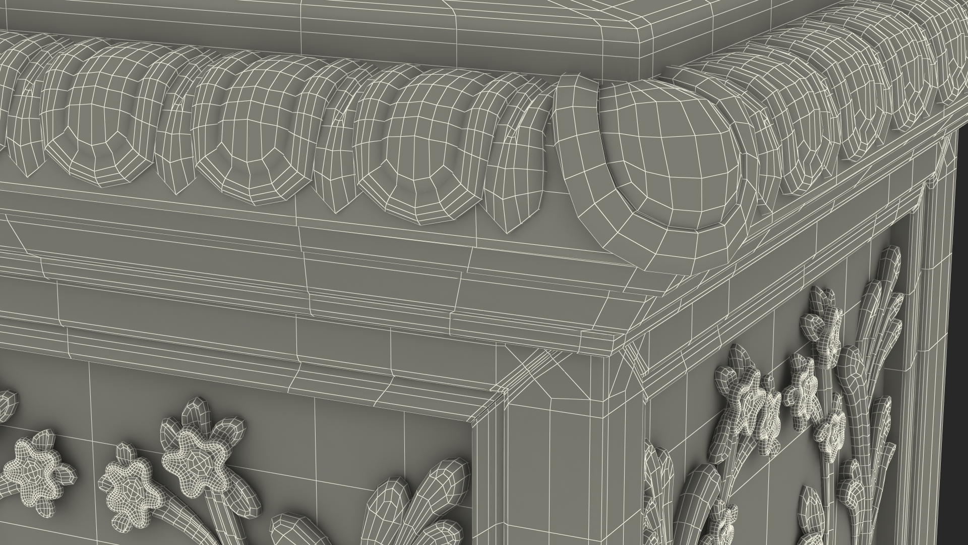Provence Planter Box h55 3D model