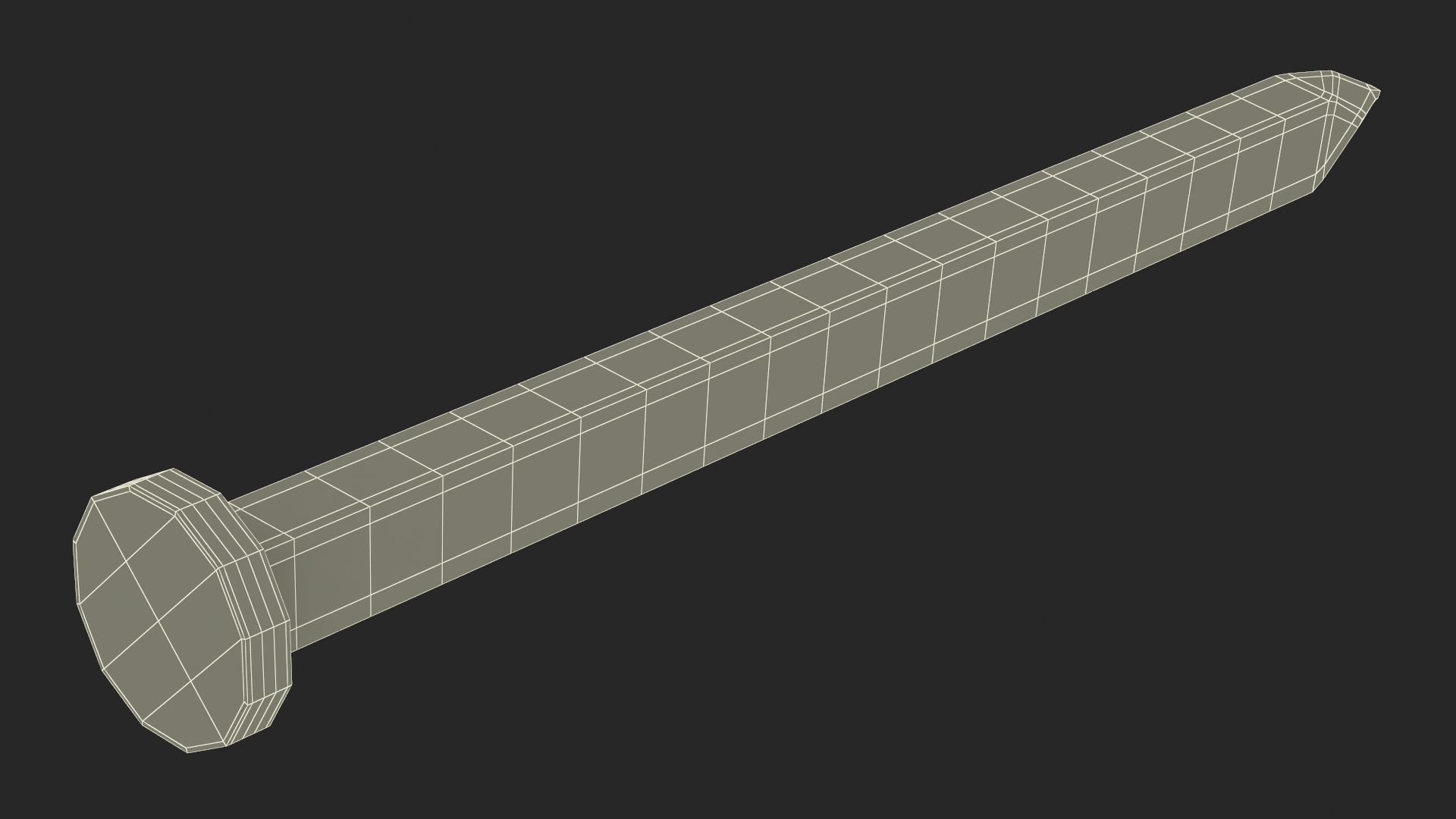 3D model Trim Nails