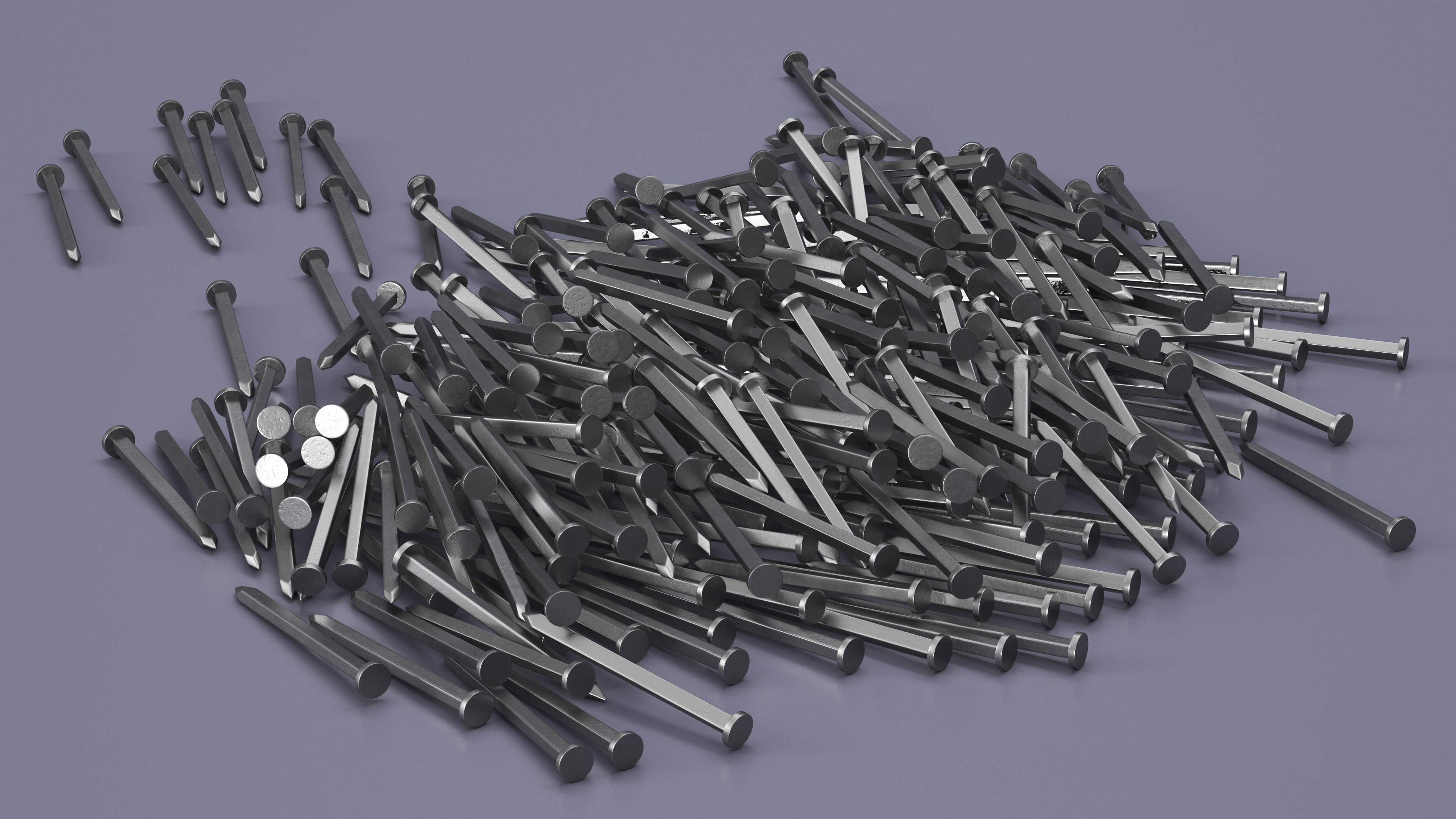 3D model Trim Nails