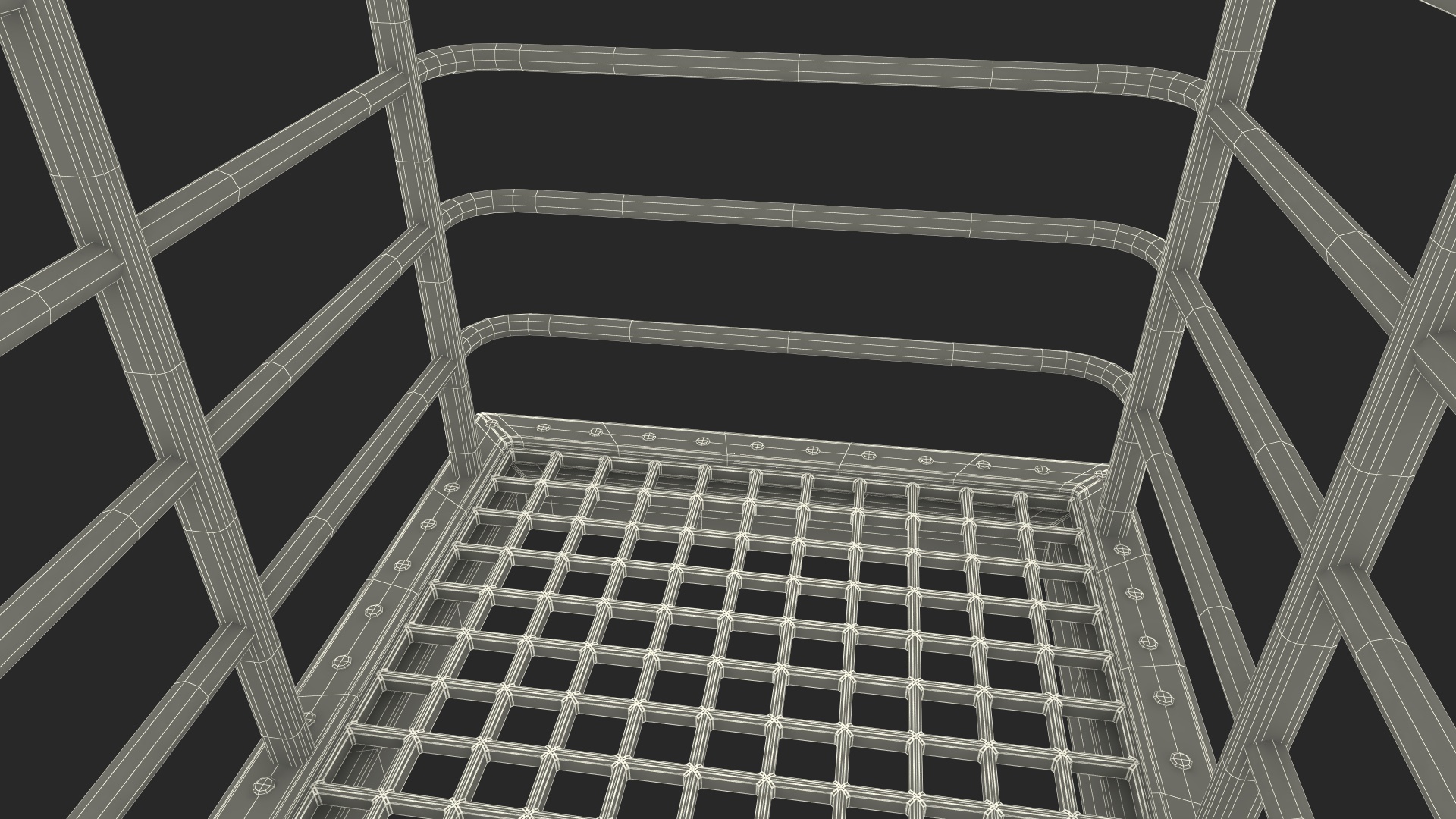 Access Catwalk Short Dead End 3D model