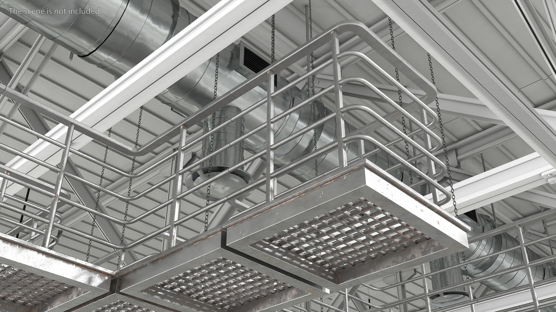 Access Catwalk Short Dead End 3D model