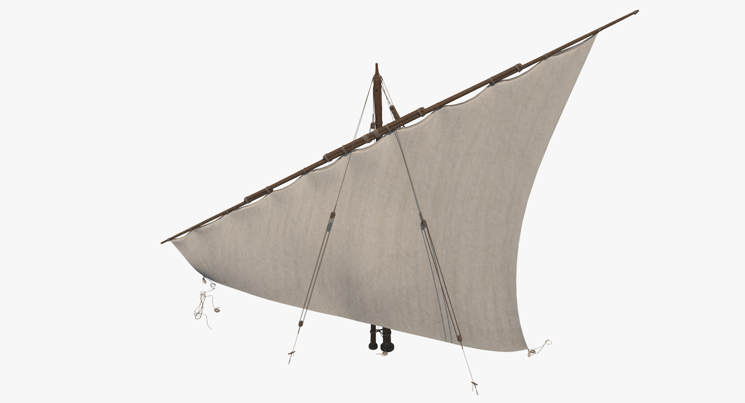 Traditional Arabian Sail 3D model