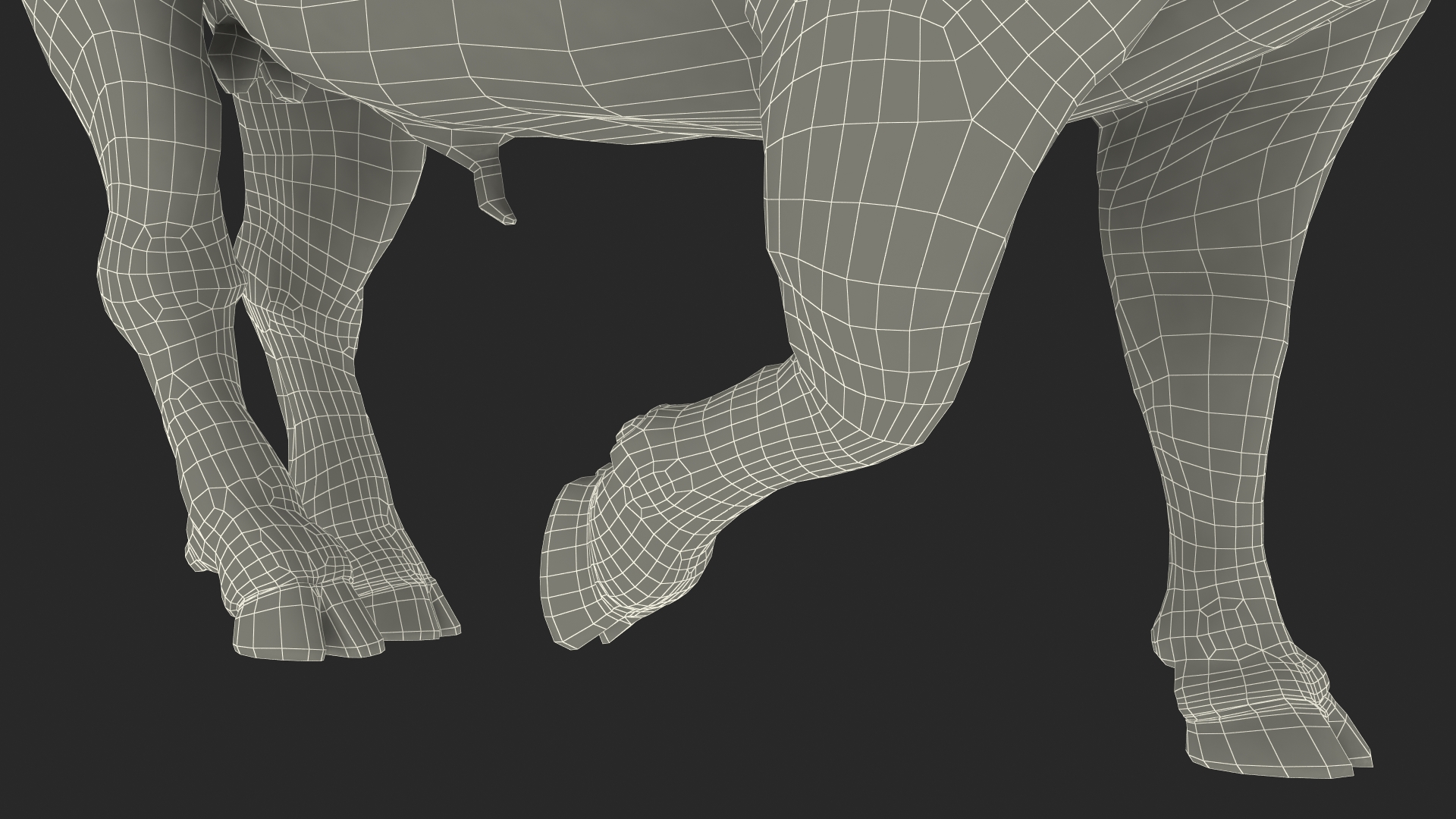 3D Walking American Bison with Fur