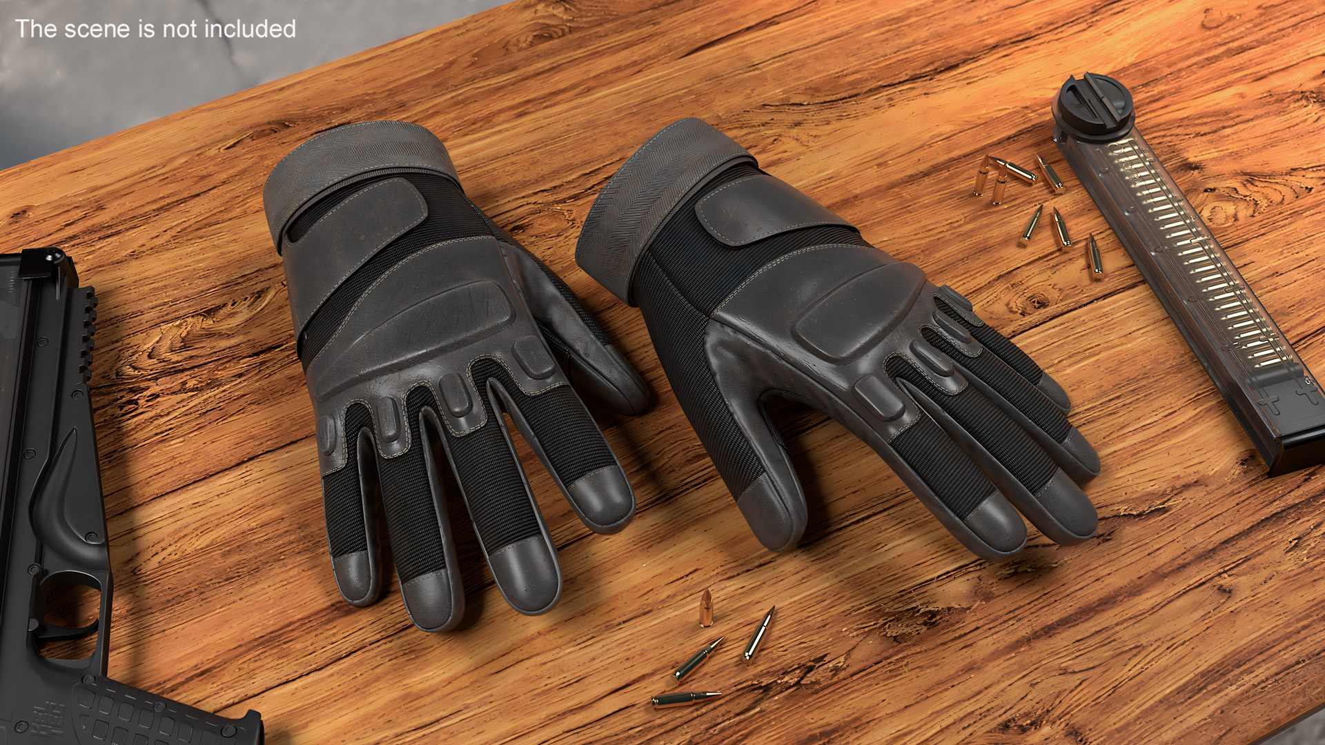 3D model Tactical Gloves Pair