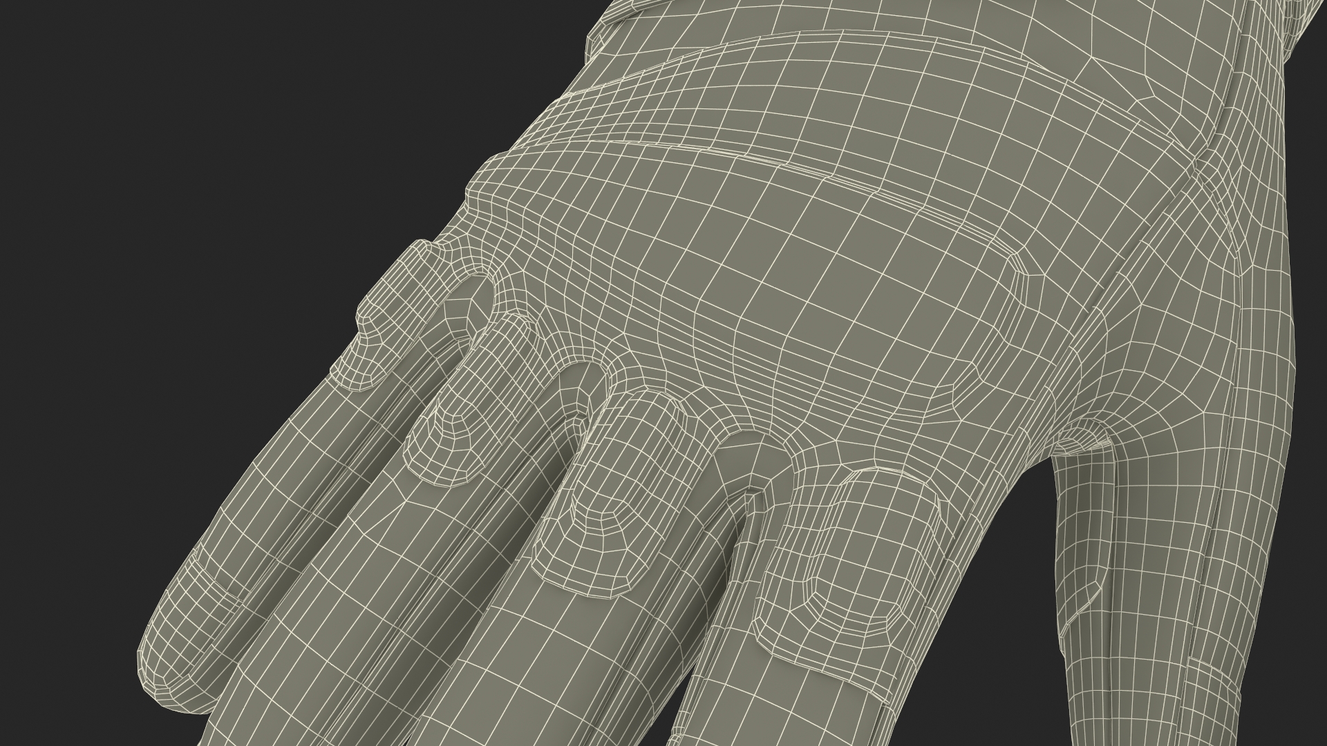 3D model Tactical Gloves Pair