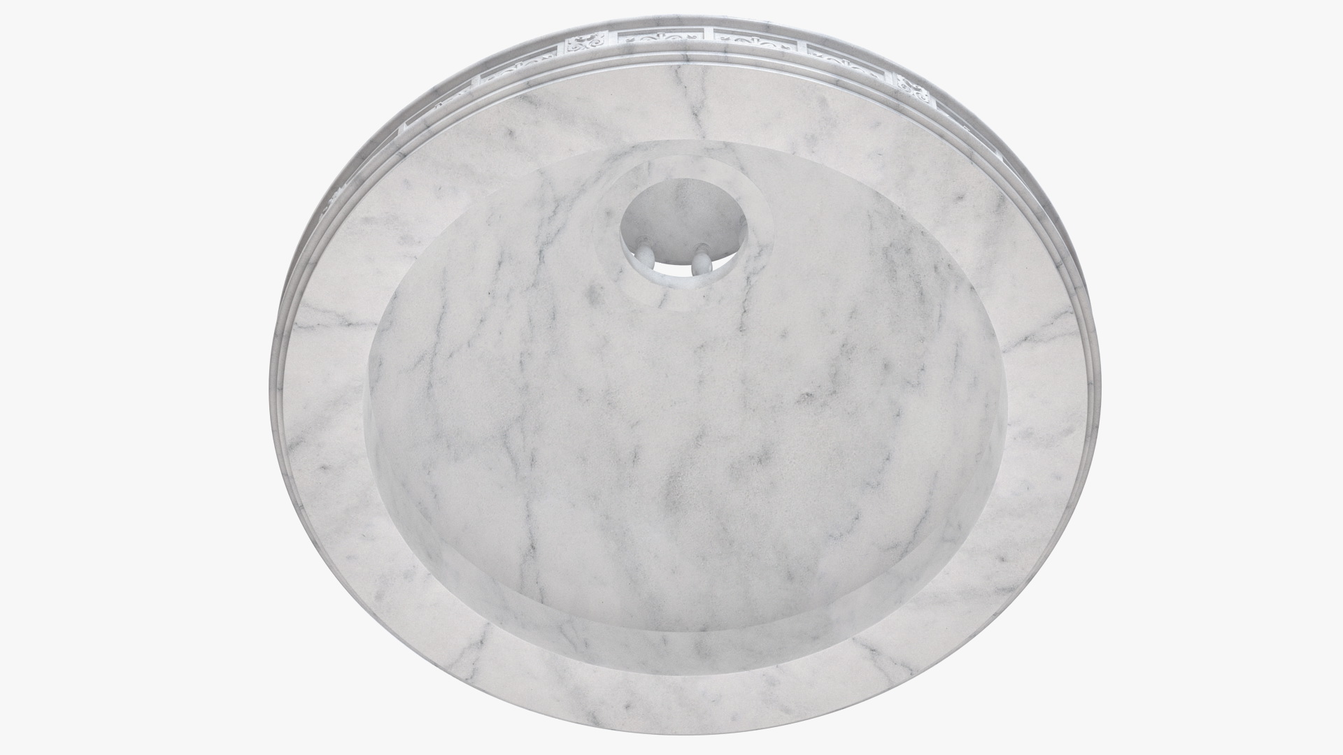 Antique Marble Dome 3D model