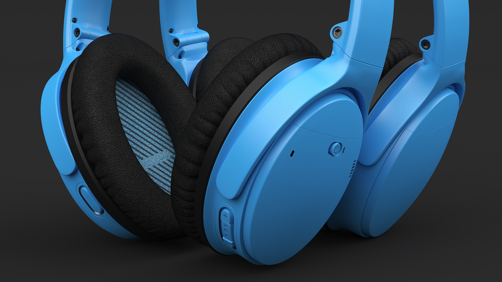 Headphones on Under-Desk Mount Holder 3D