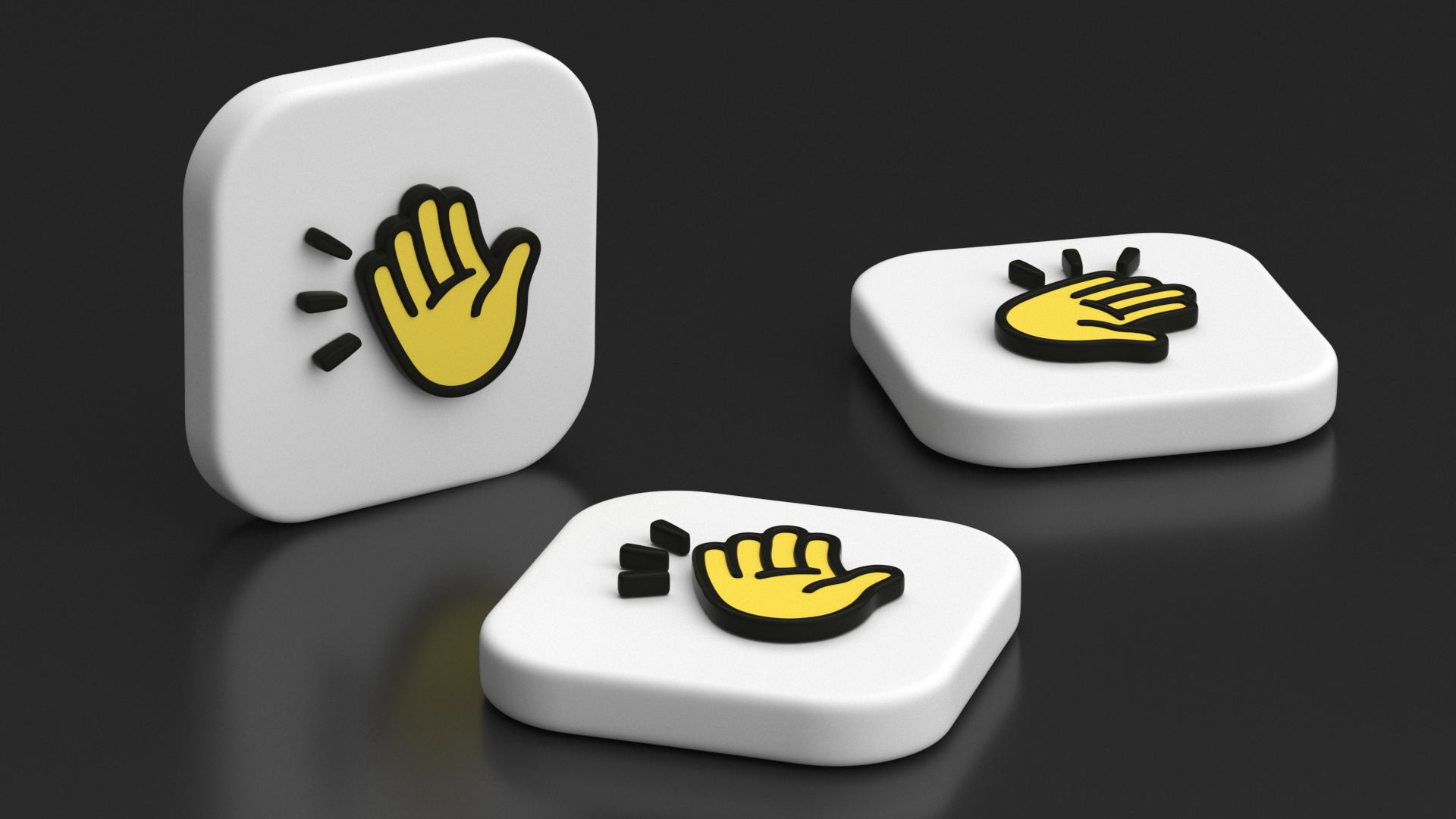 Clubhouse Social Media Icon 3D