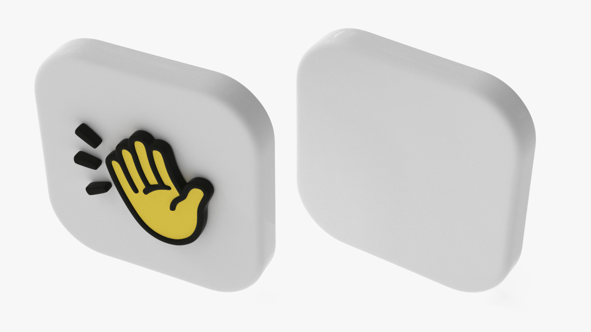 Clubhouse Social Media Icon 3D