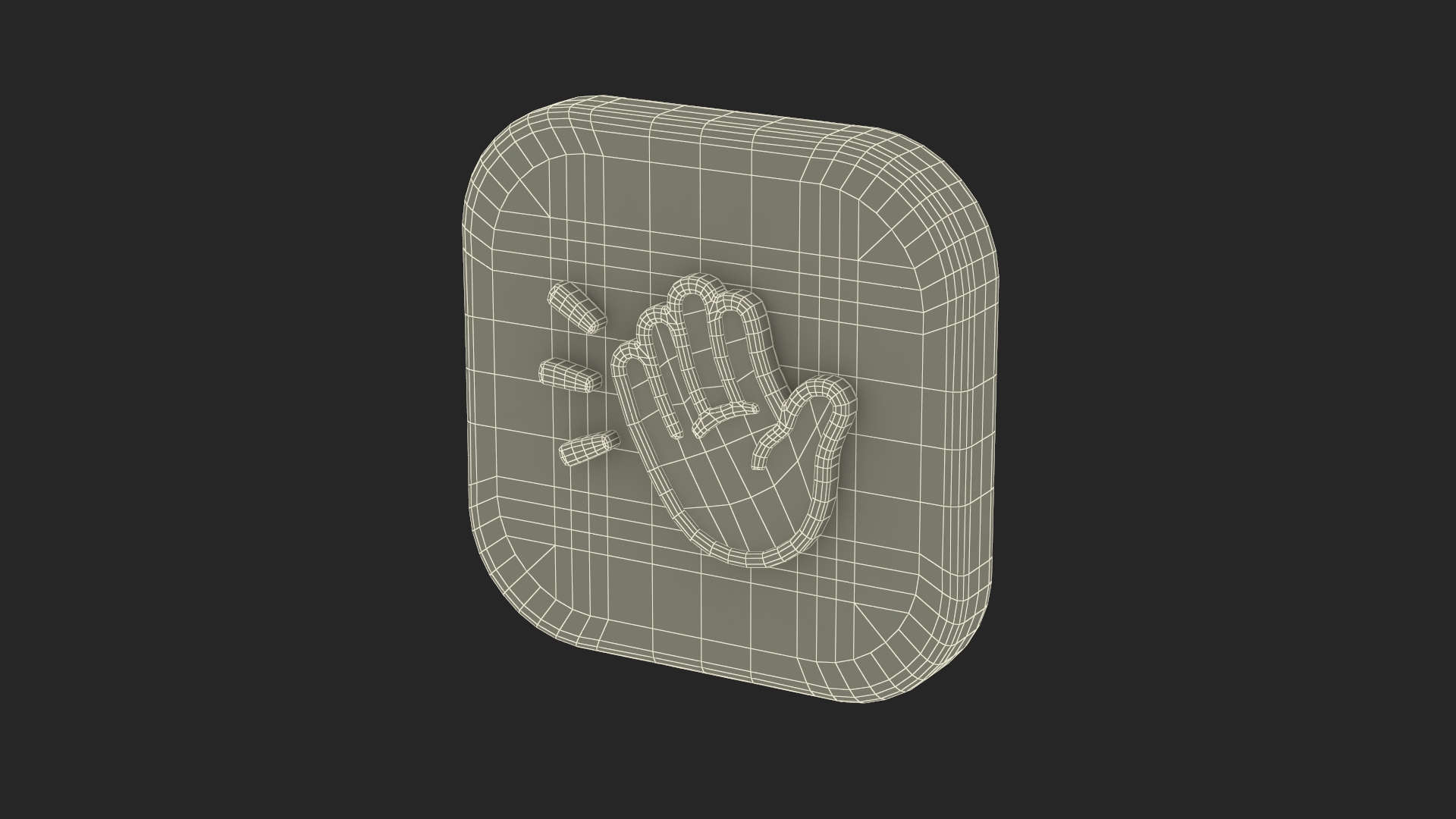 Clubhouse Social Media Icon 3D