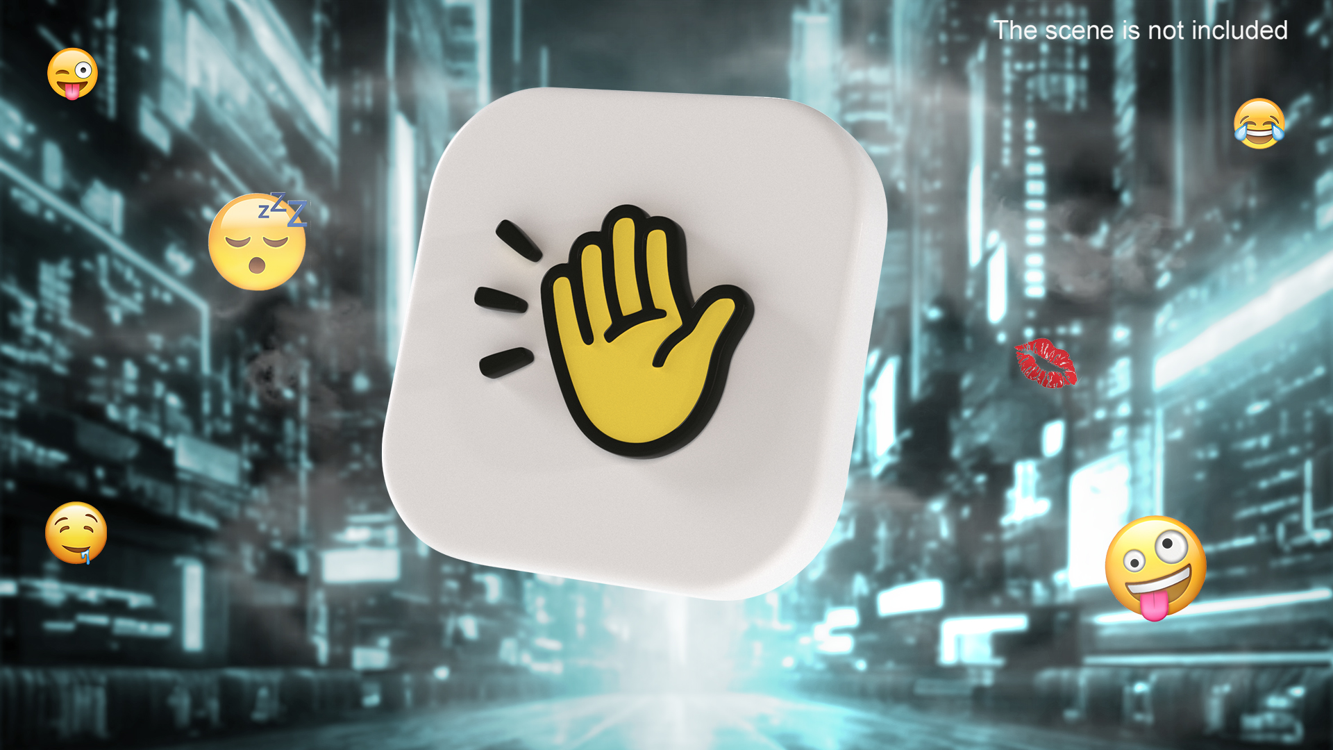 Clubhouse Social Media Icon 3D