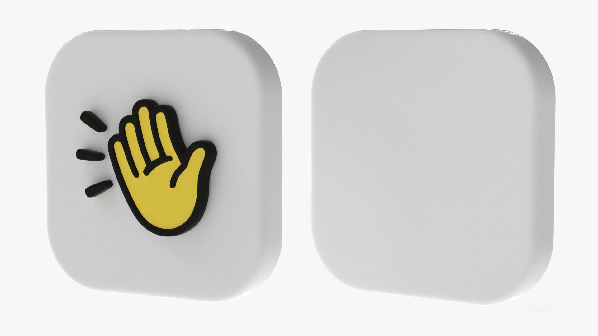 Clubhouse Social Media Icon 3D