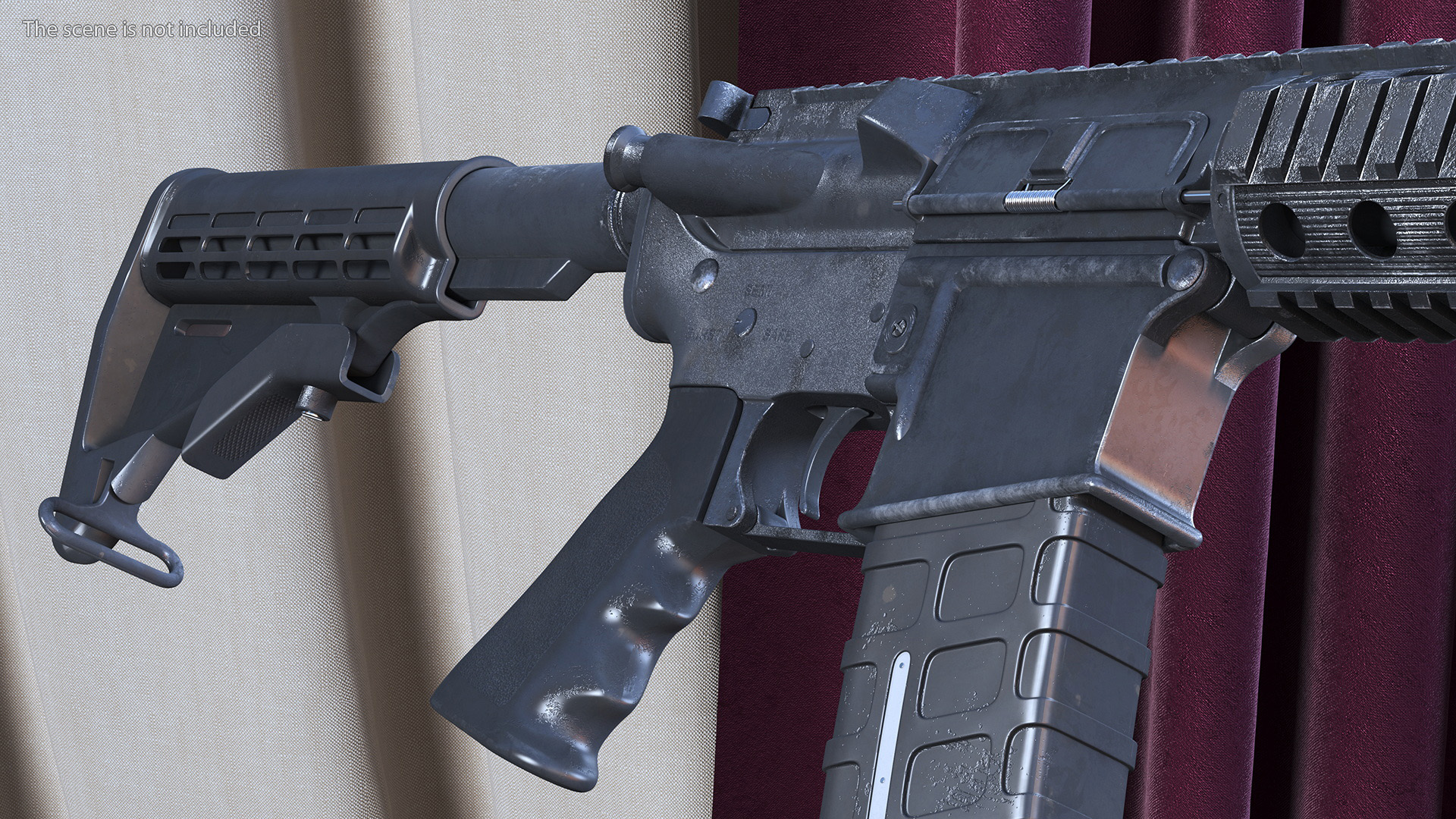 Tactical Rifle 3D model