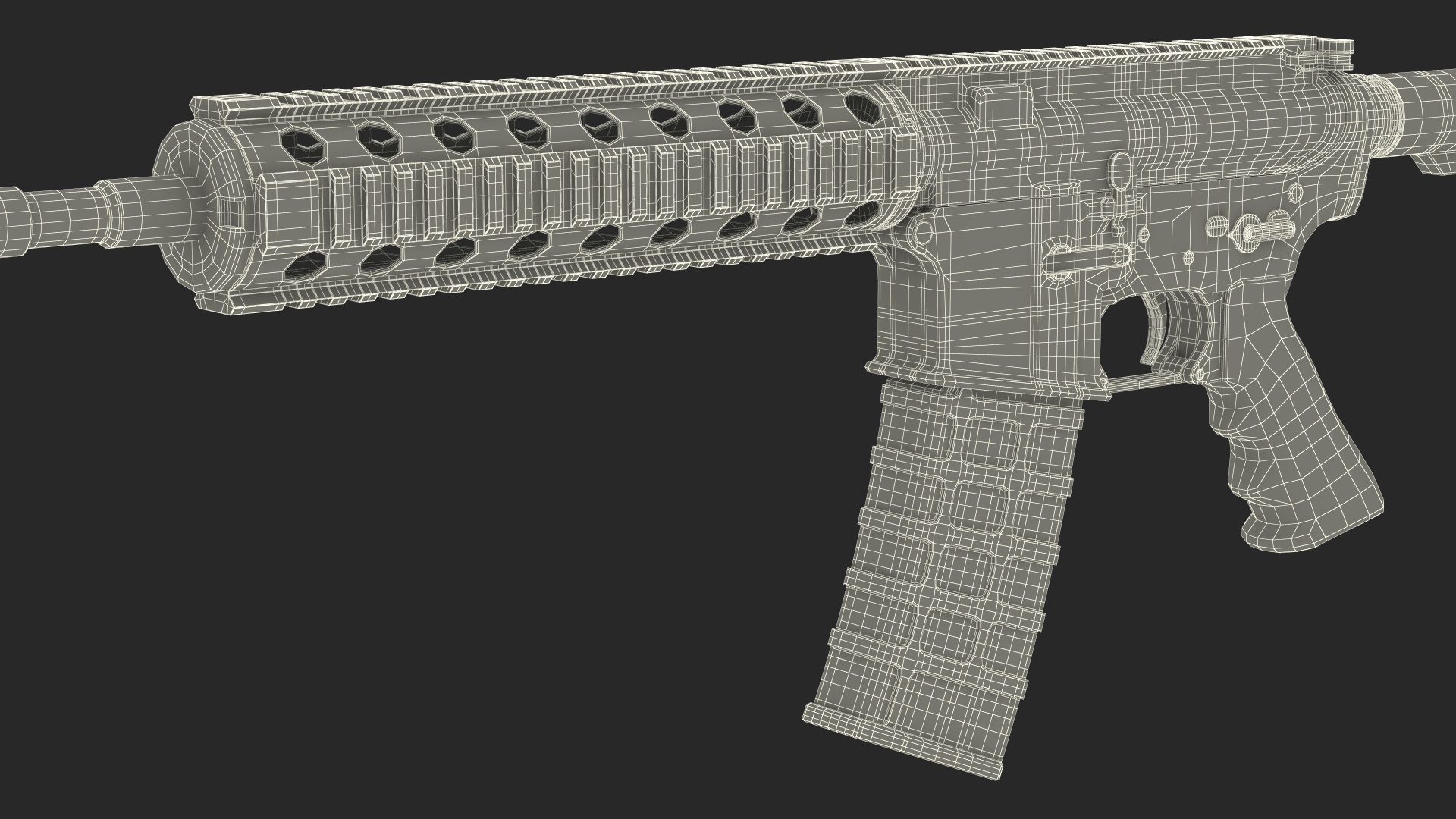 Tactical Rifle 3D model