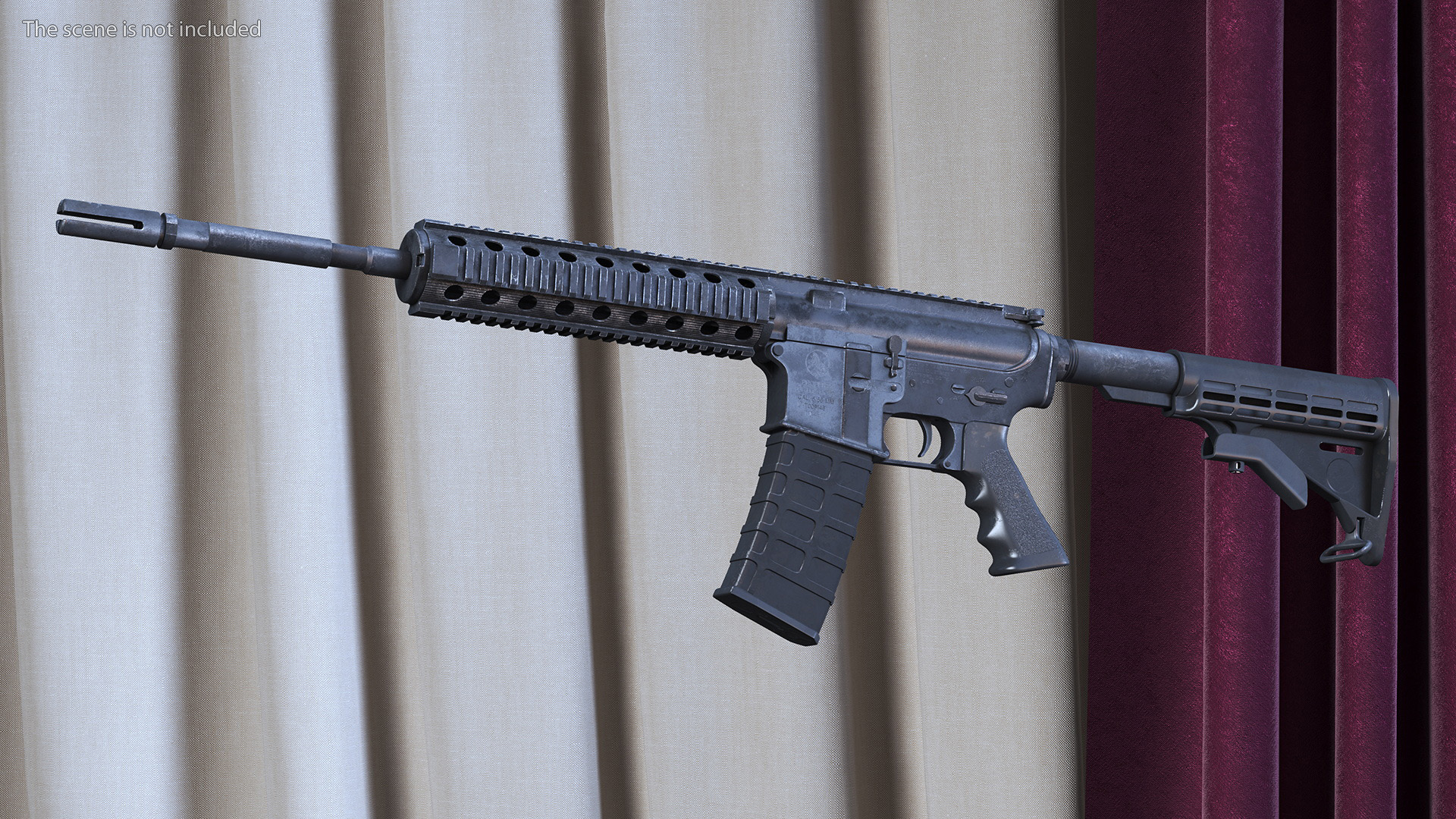 Tactical Rifle 3D model