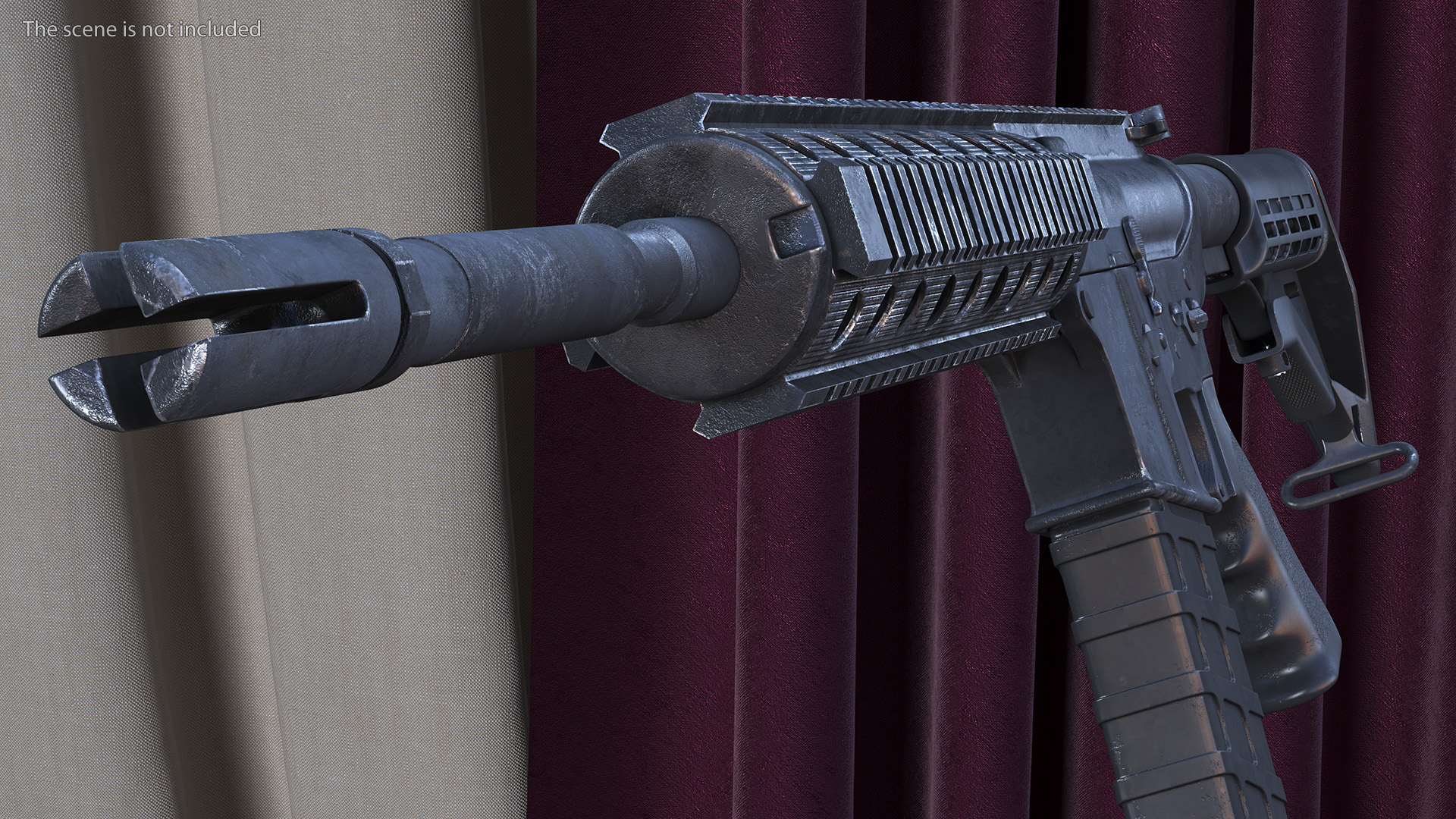 Tactical Rifle 3D model