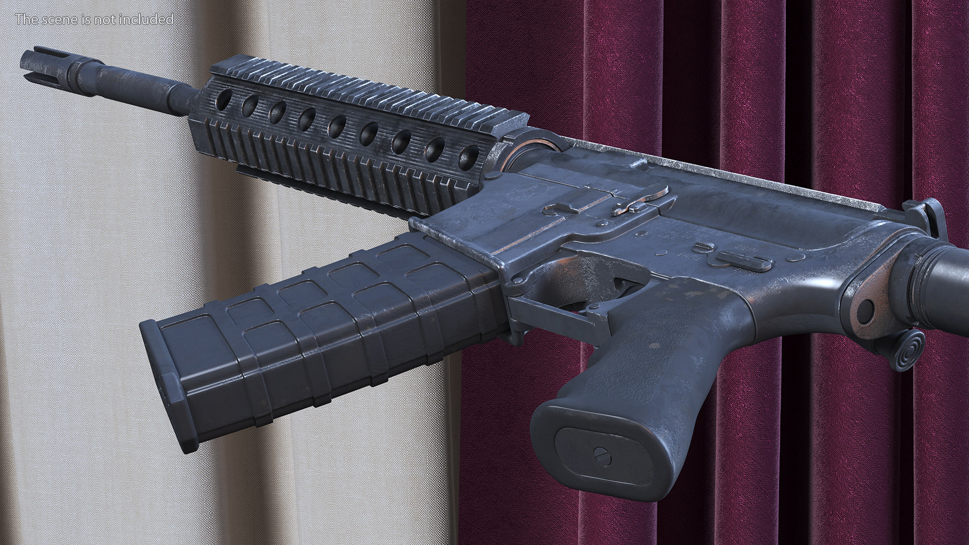Tactical Rifle 3D model