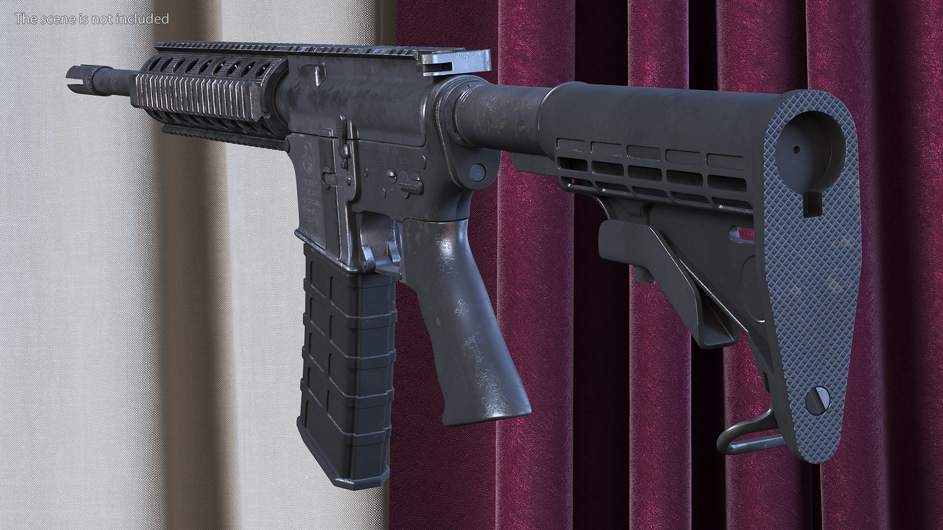 Tactical Rifle 3D model