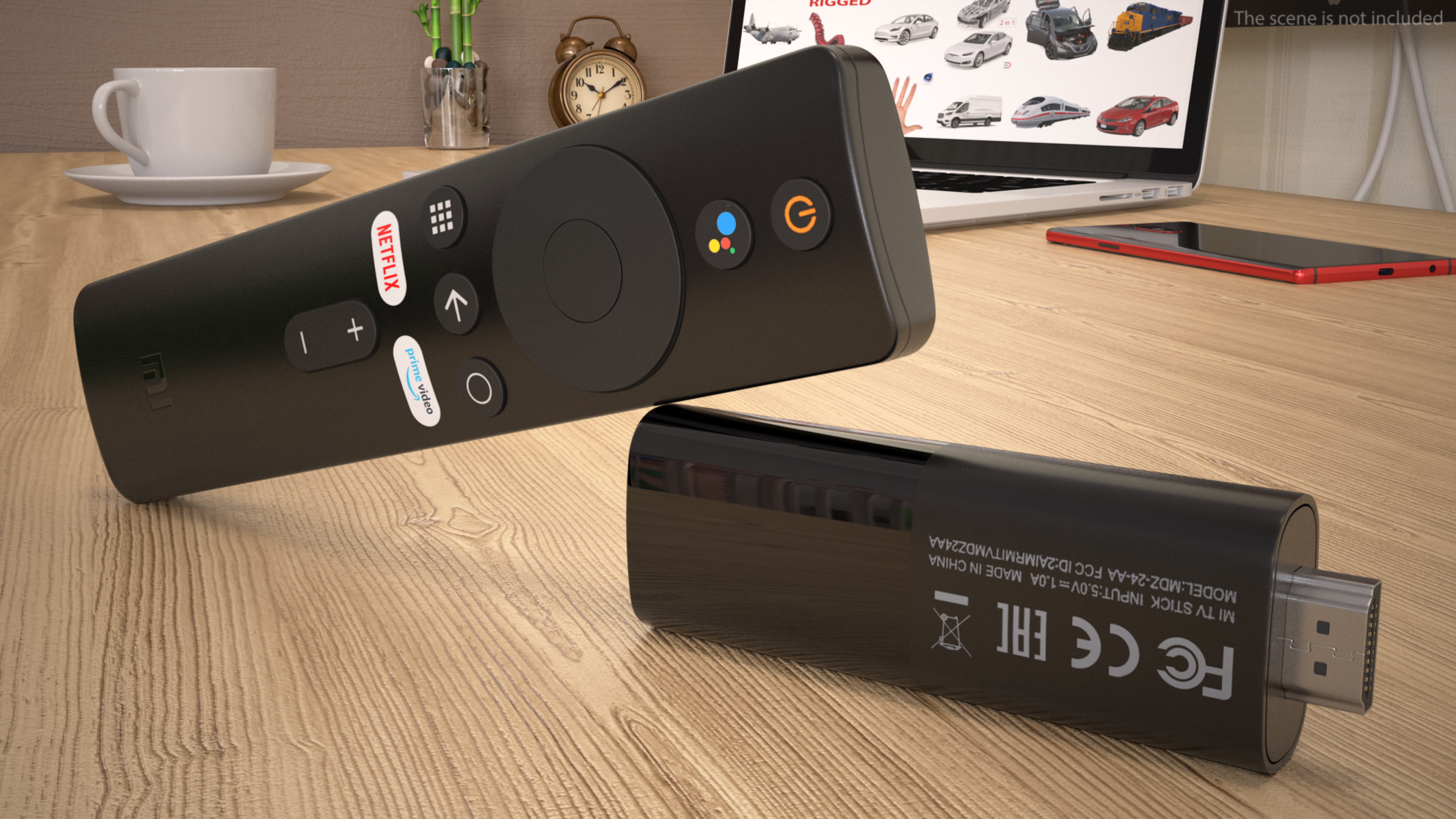 Mi TV Stick with Remote Controller 3D model