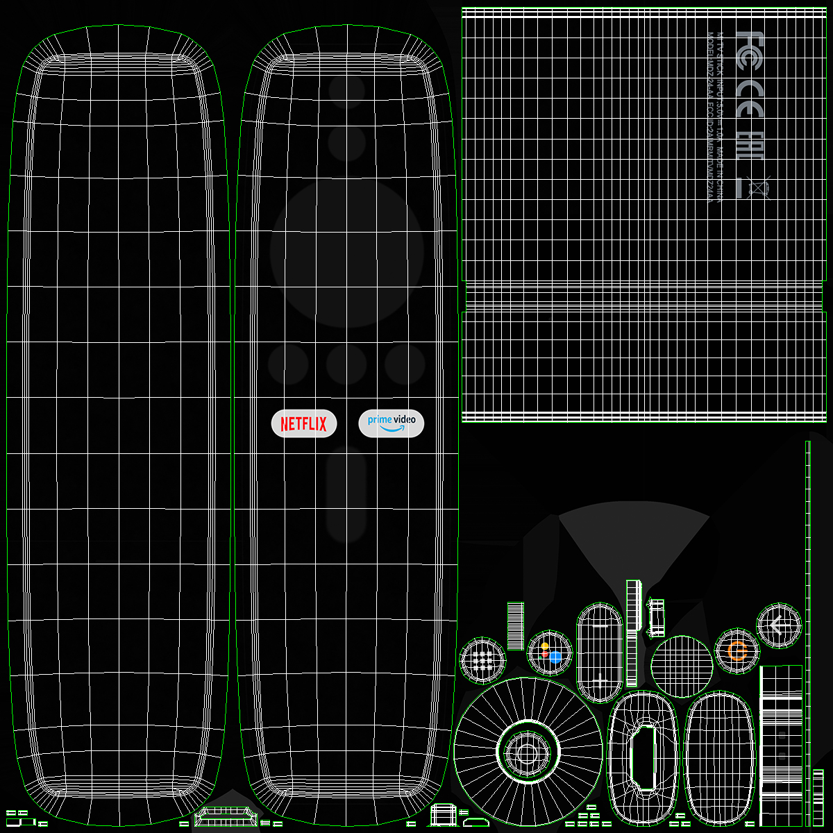 Mi TV Stick with Remote Controller 3D model