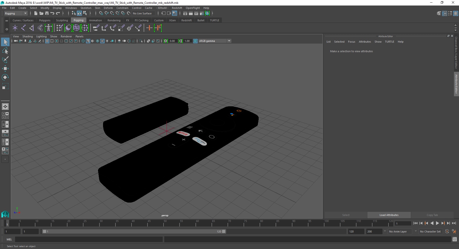Mi TV Stick with Remote Controller 3D model