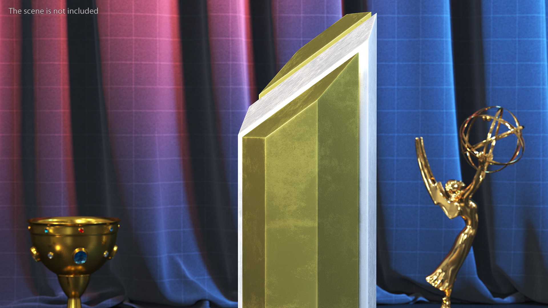3D UFC Hall of Fame Trophy model