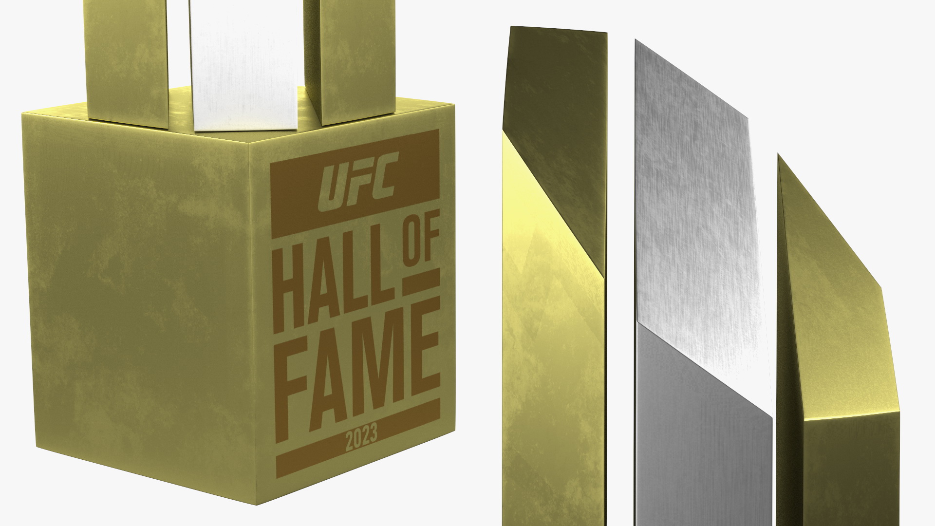 3D UFC Hall of Fame Trophy model