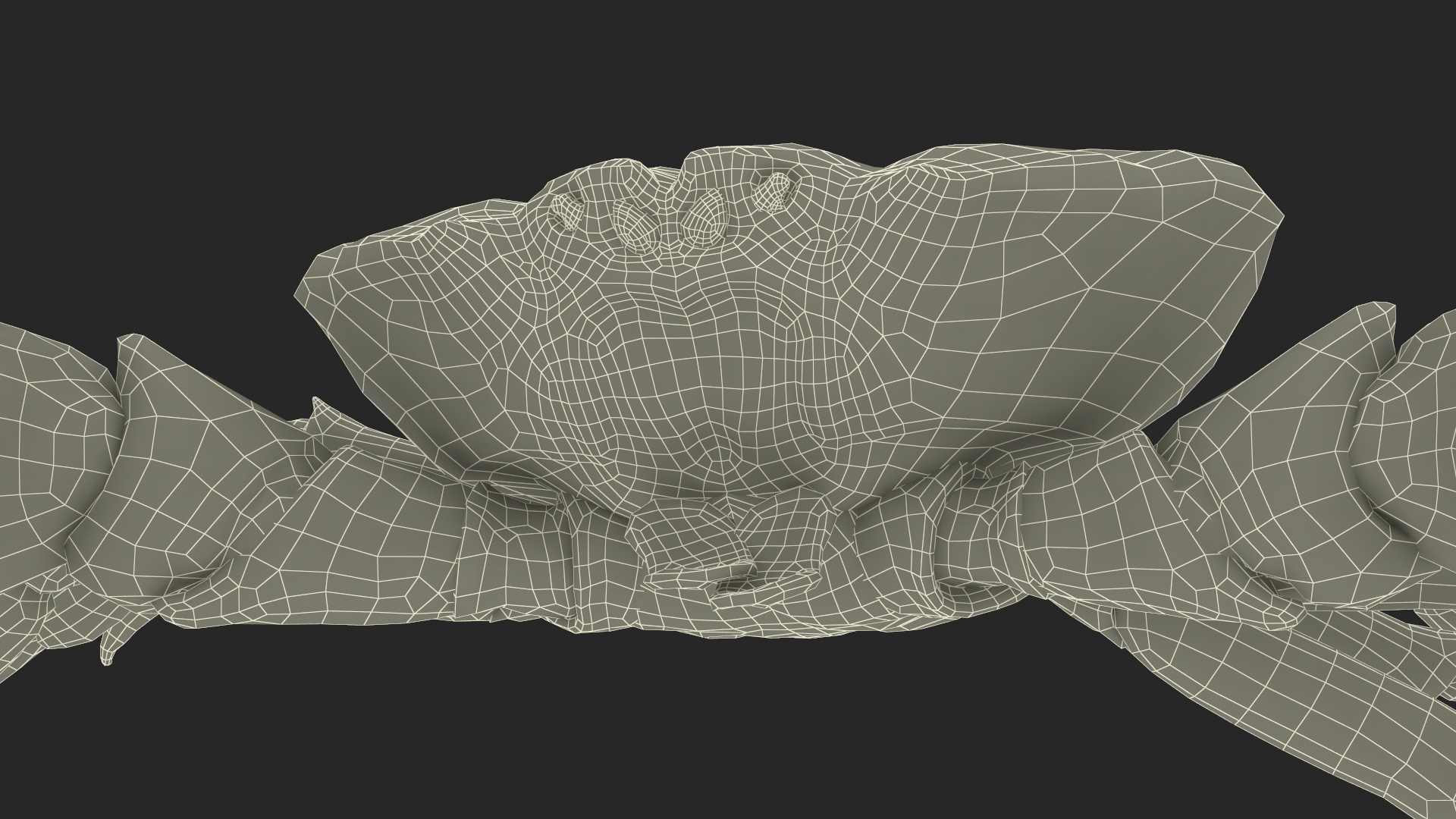 3D Deepwater Giant Crab Rigged for Maya