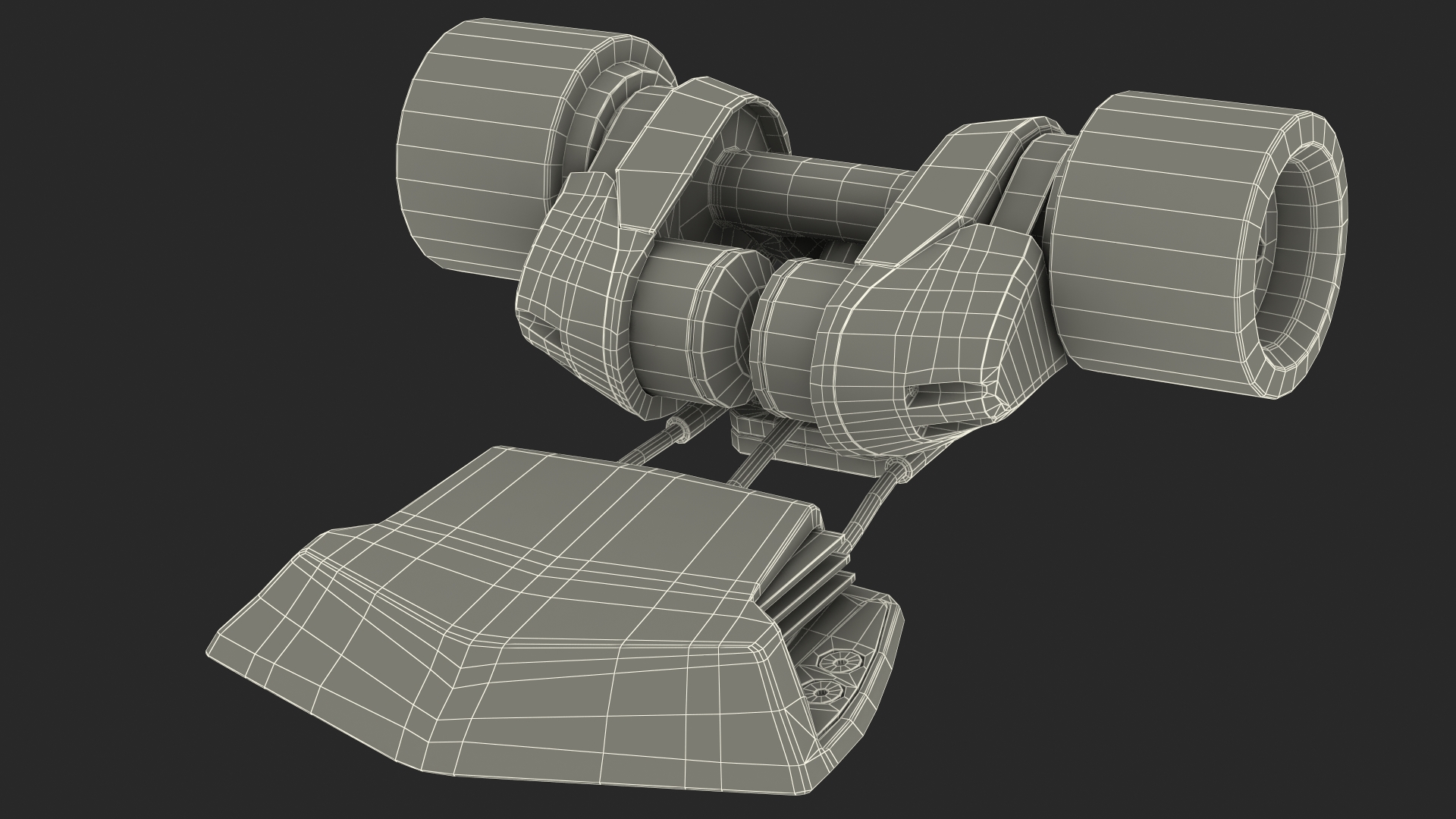 Electric Skateboard Belt Motor Kit 3D model