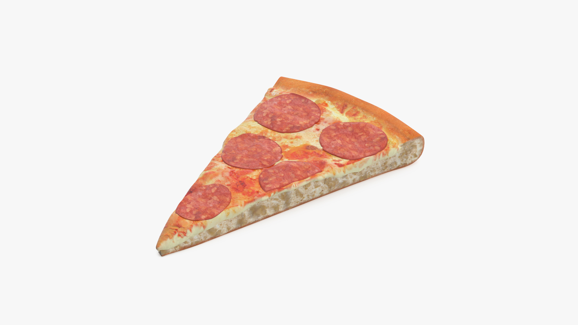 3D Pepperoni Pizza Slice