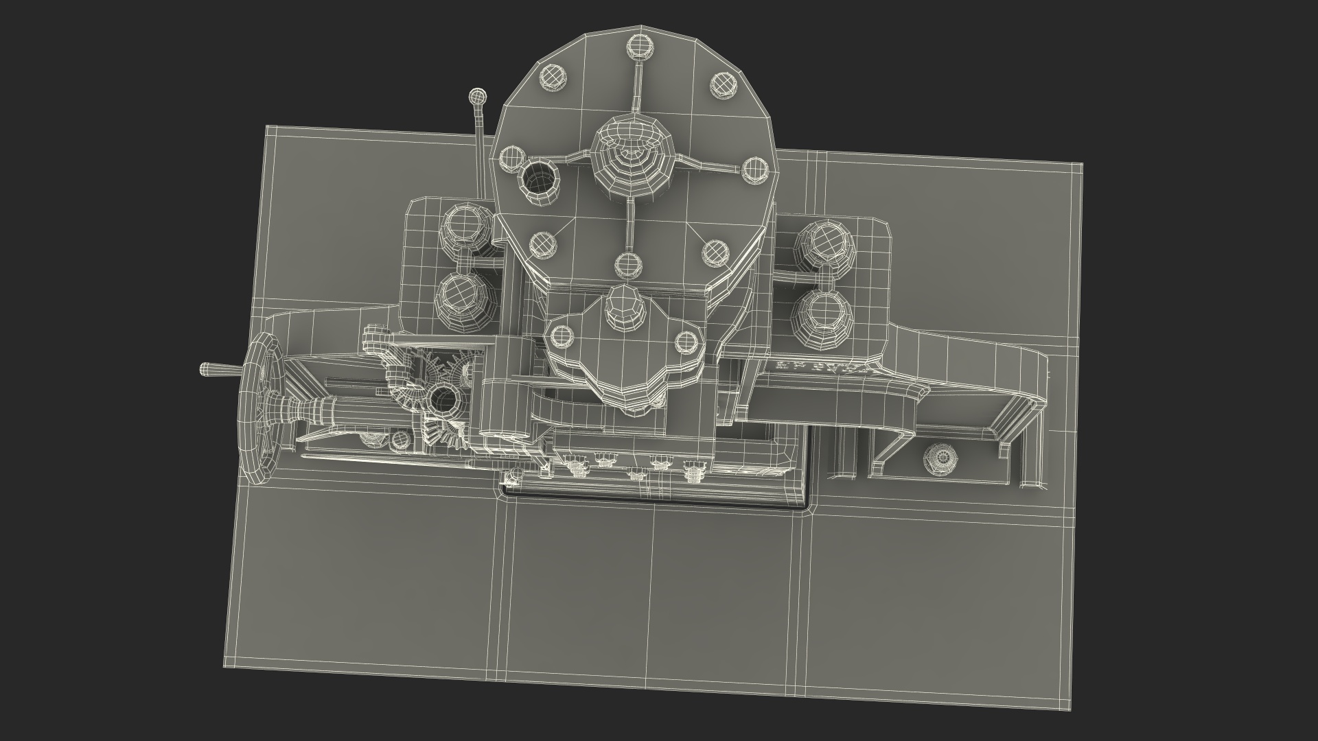 3D Vintage Industrial Steam Hammer