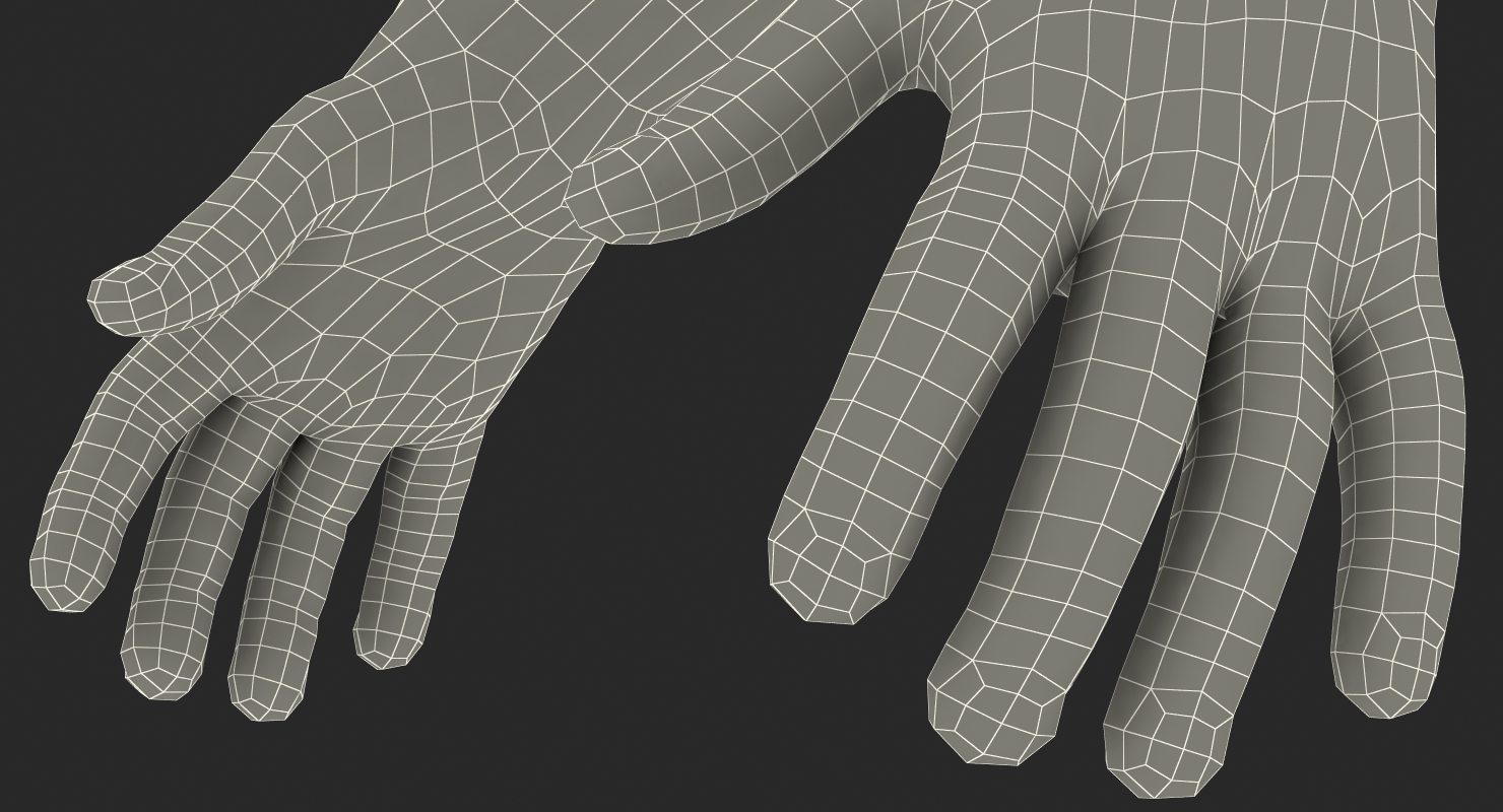 3D model Rubber Safety Gloves