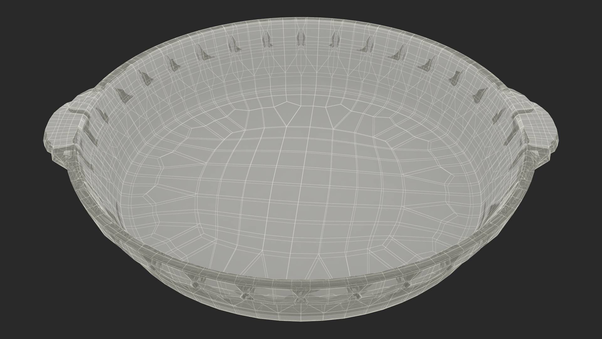 3D Apple Pie with Glass Plate