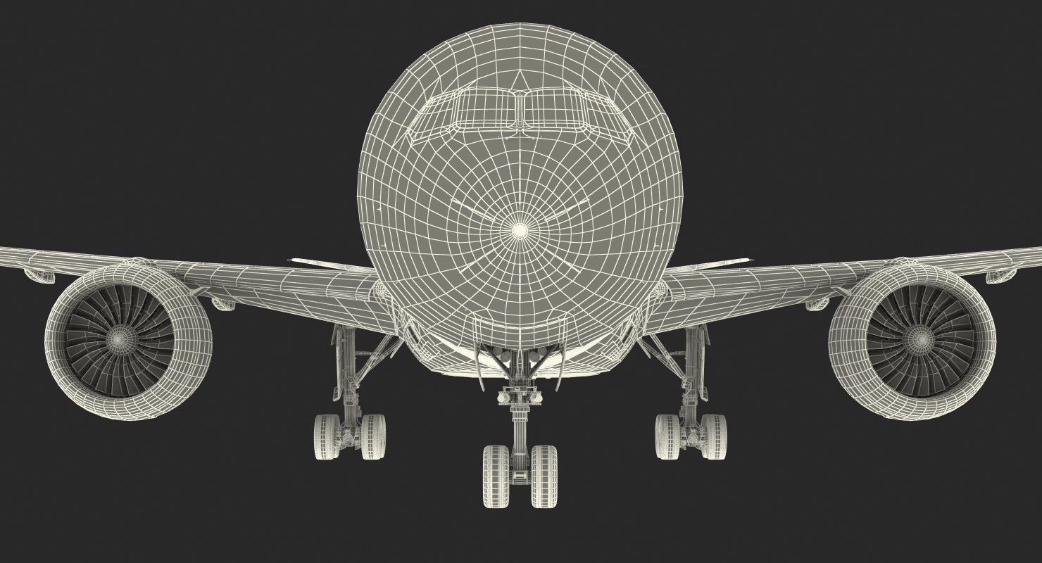 3D Boeing 787 9 Dreamliner QATAR Rigged