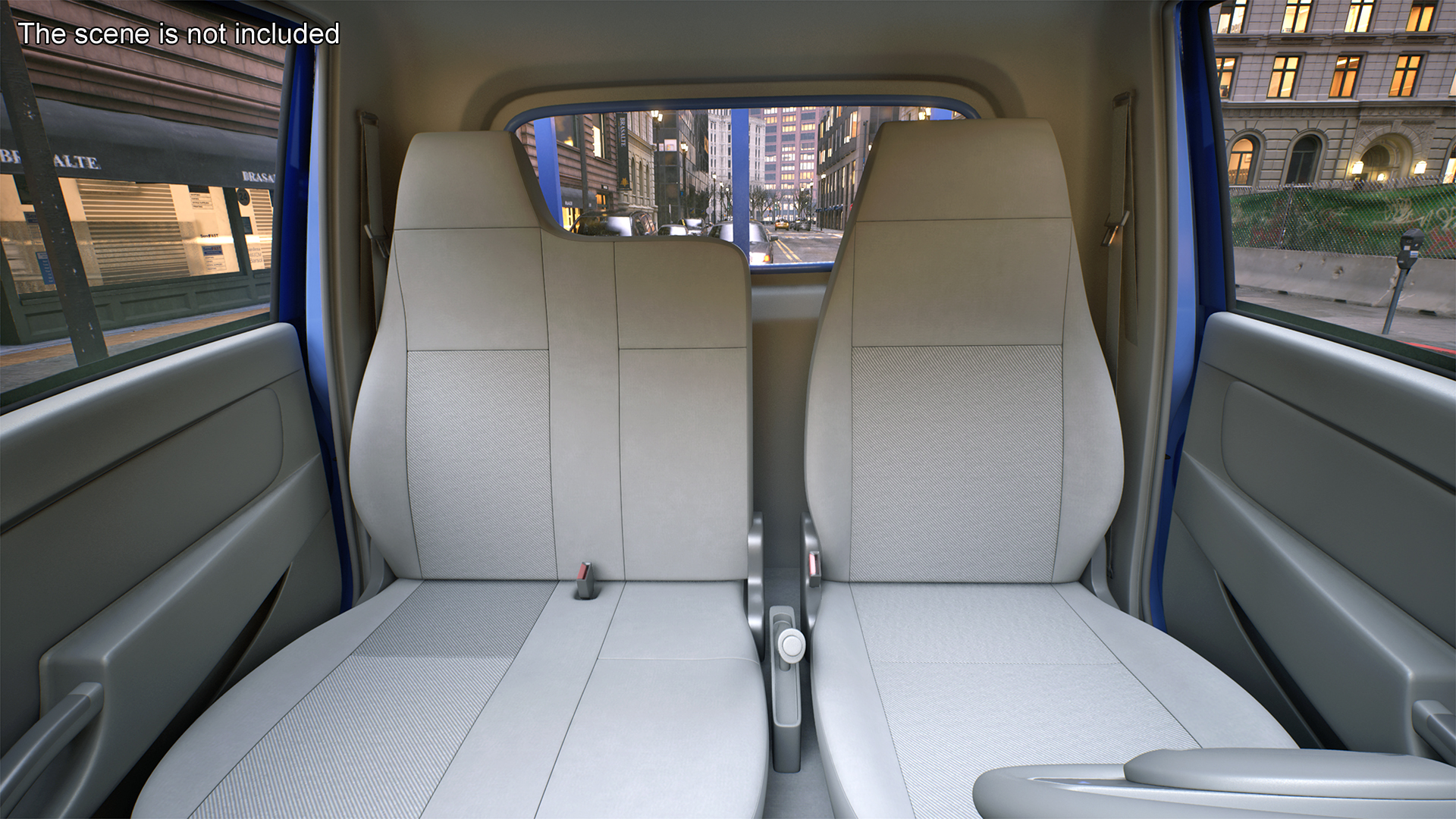 3D Pick Up Truck Blue model