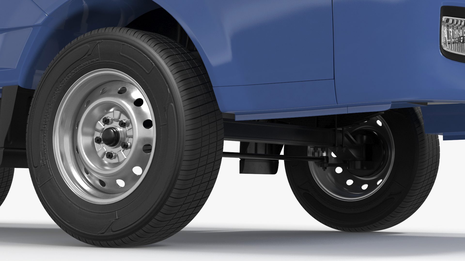 3D Pick Up Truck Blue model