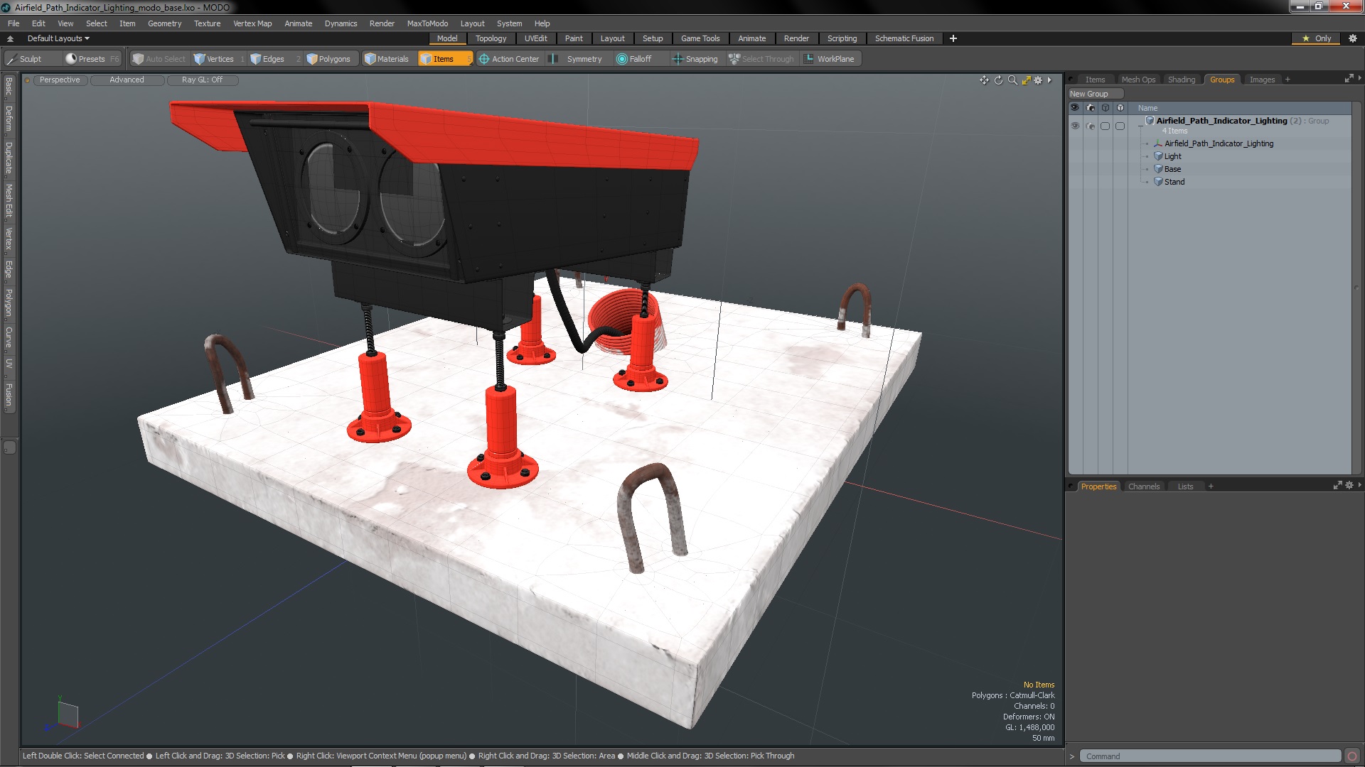 Airfield Path Indicator Lighting 3D