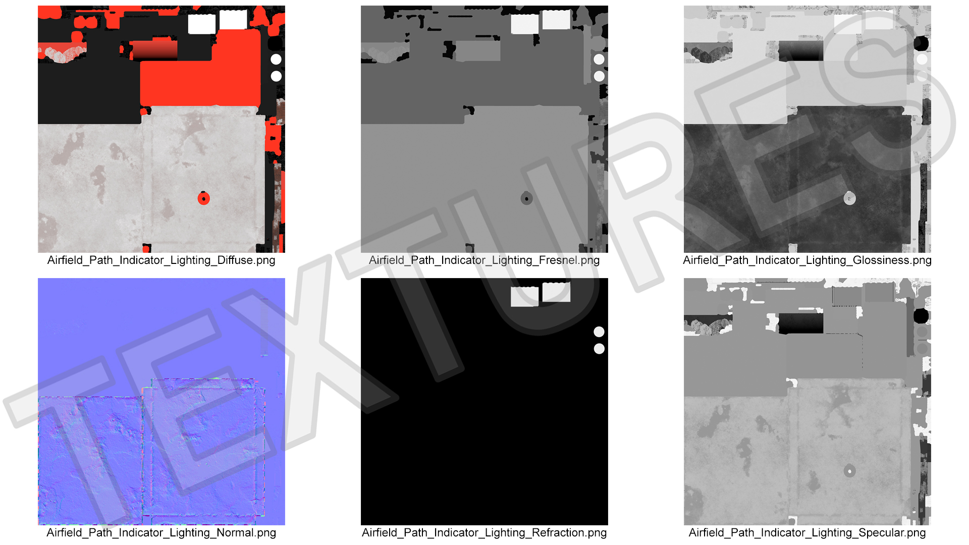 Airfield Path Indicator Lighting 3D