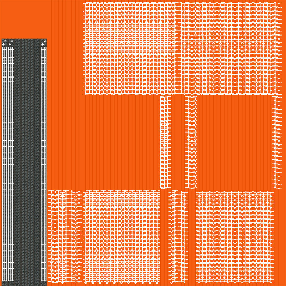 3D model Barrier Mesh Fence Corner