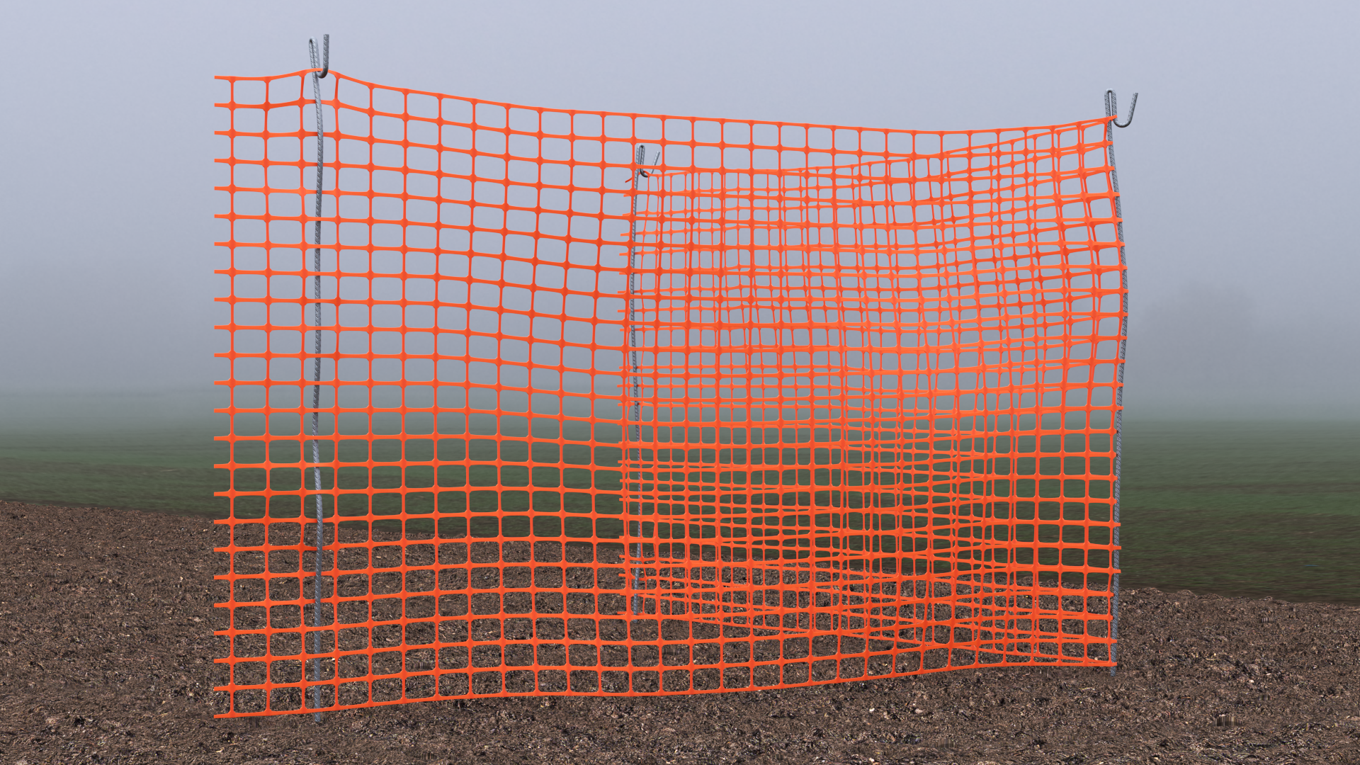 Barrier Mesh Fence Corner, view 7