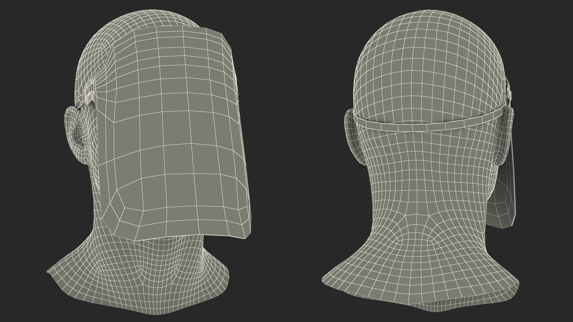 Apple Face Shield 3D