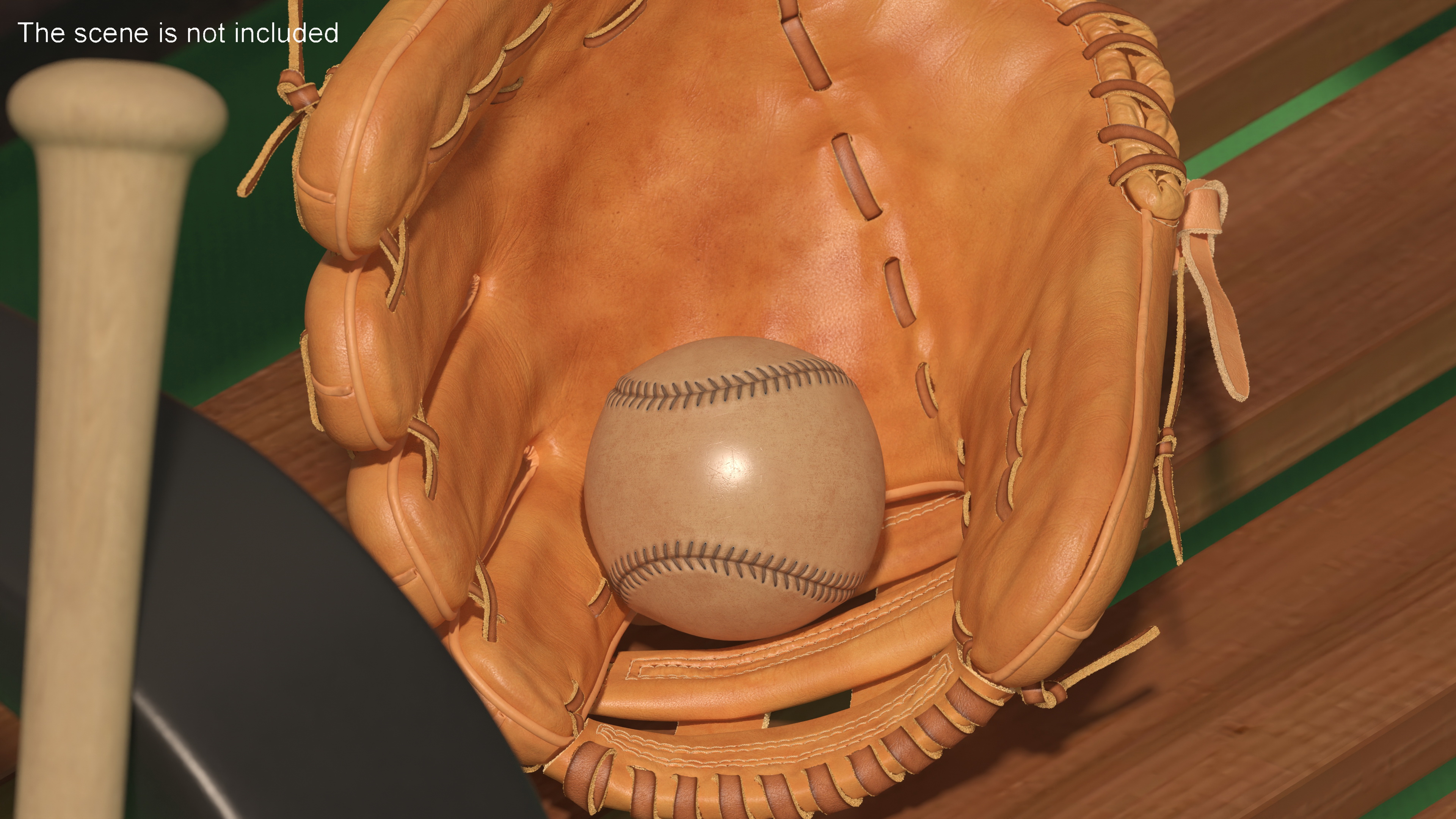 Historical Baseballs set 3D model