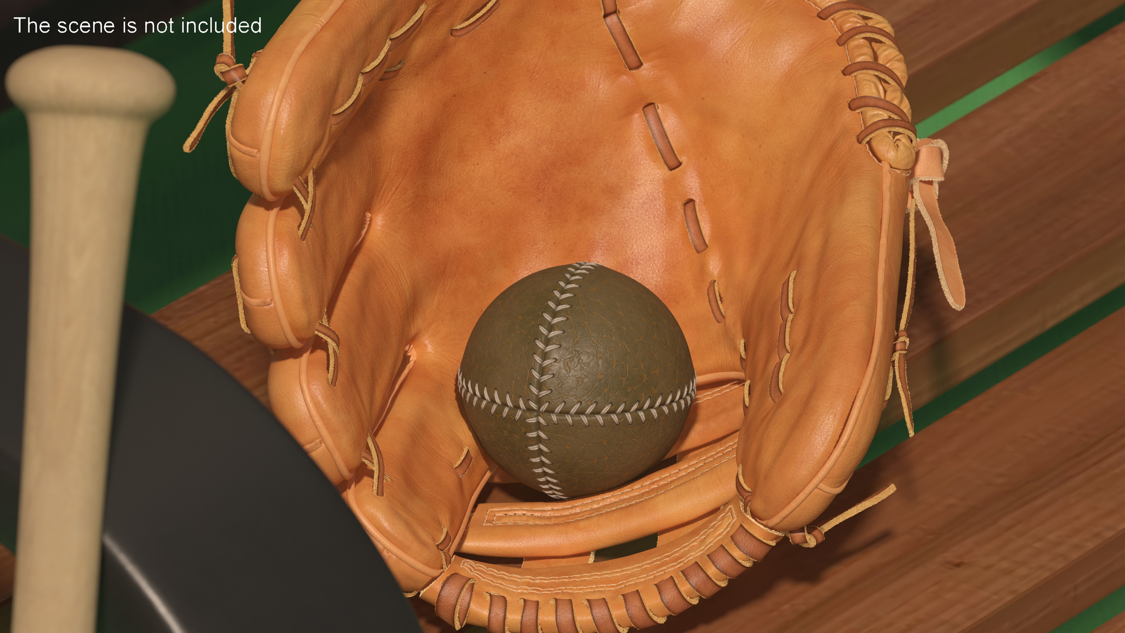 Historical Baseballs set 3D model