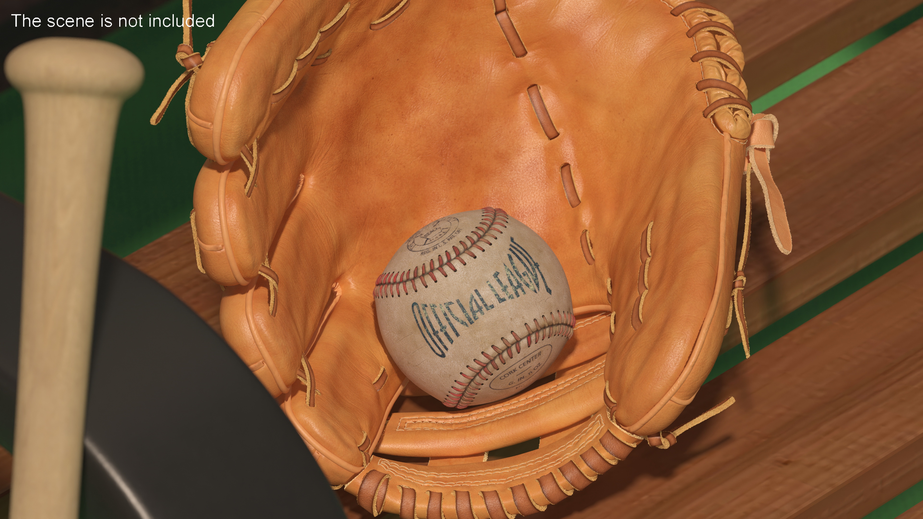 Historical Baseballs set 3D model