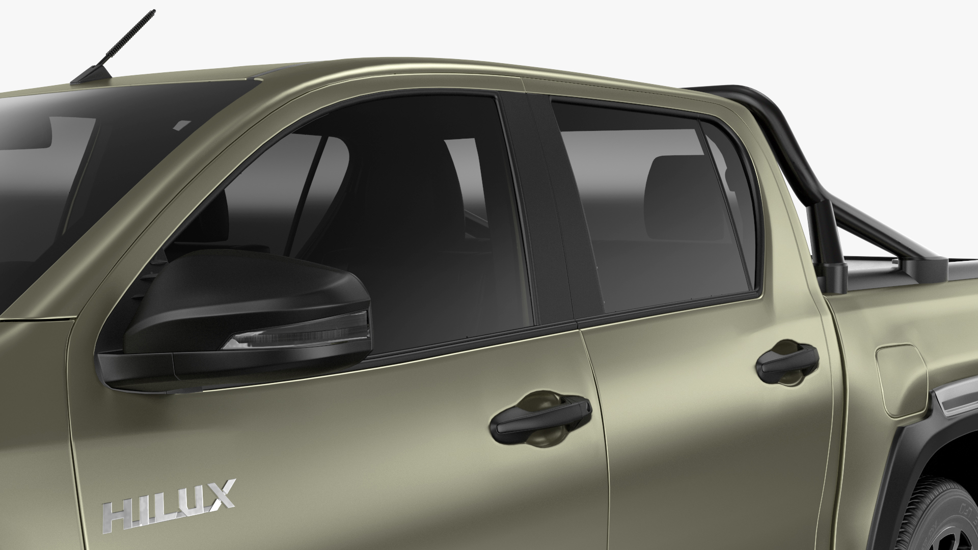 3D Toyota Hilux 2022 Simple Interior model
