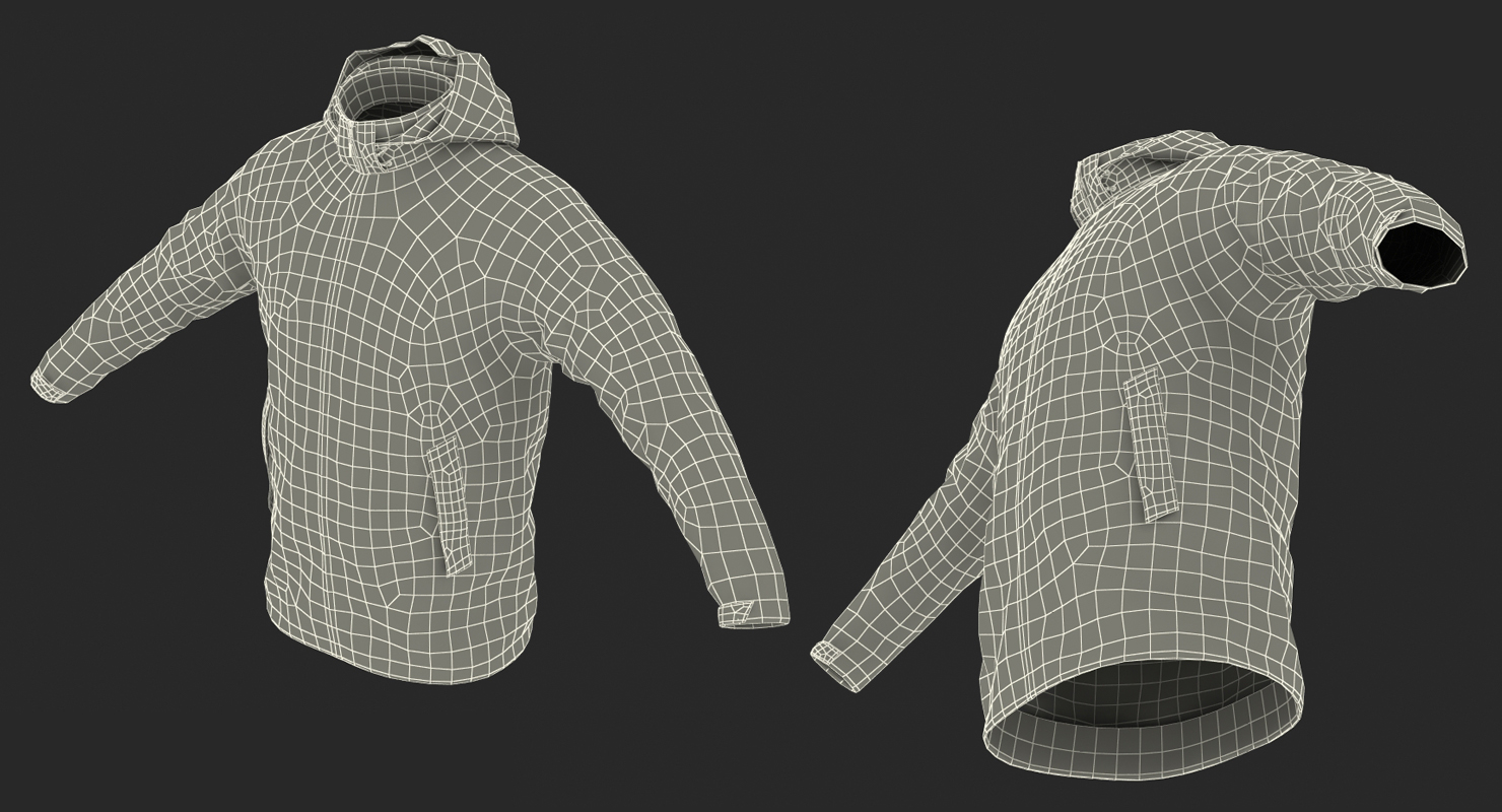Winter Sport Jacket 3D model